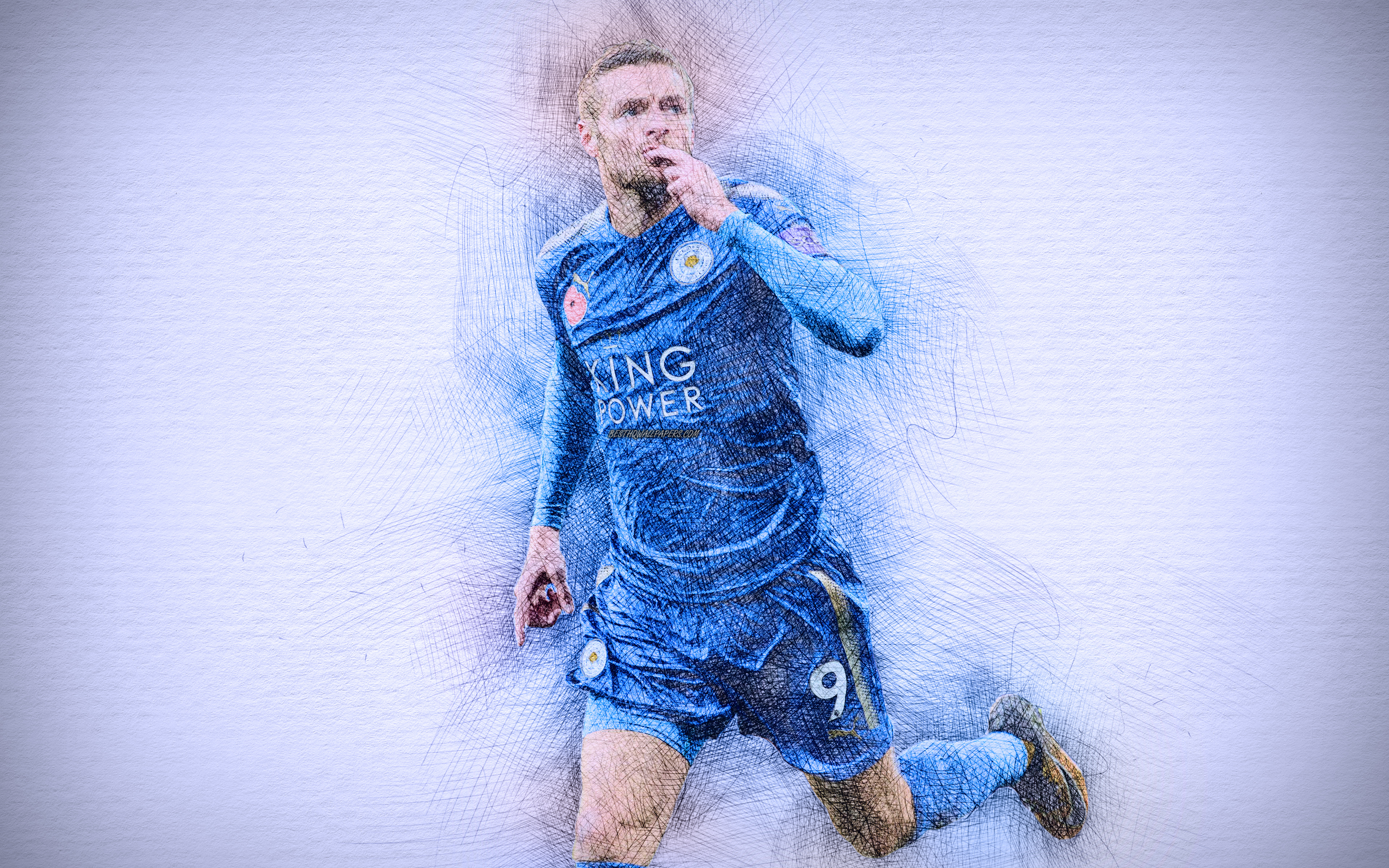 Jamie Vardy Art Wallpapers