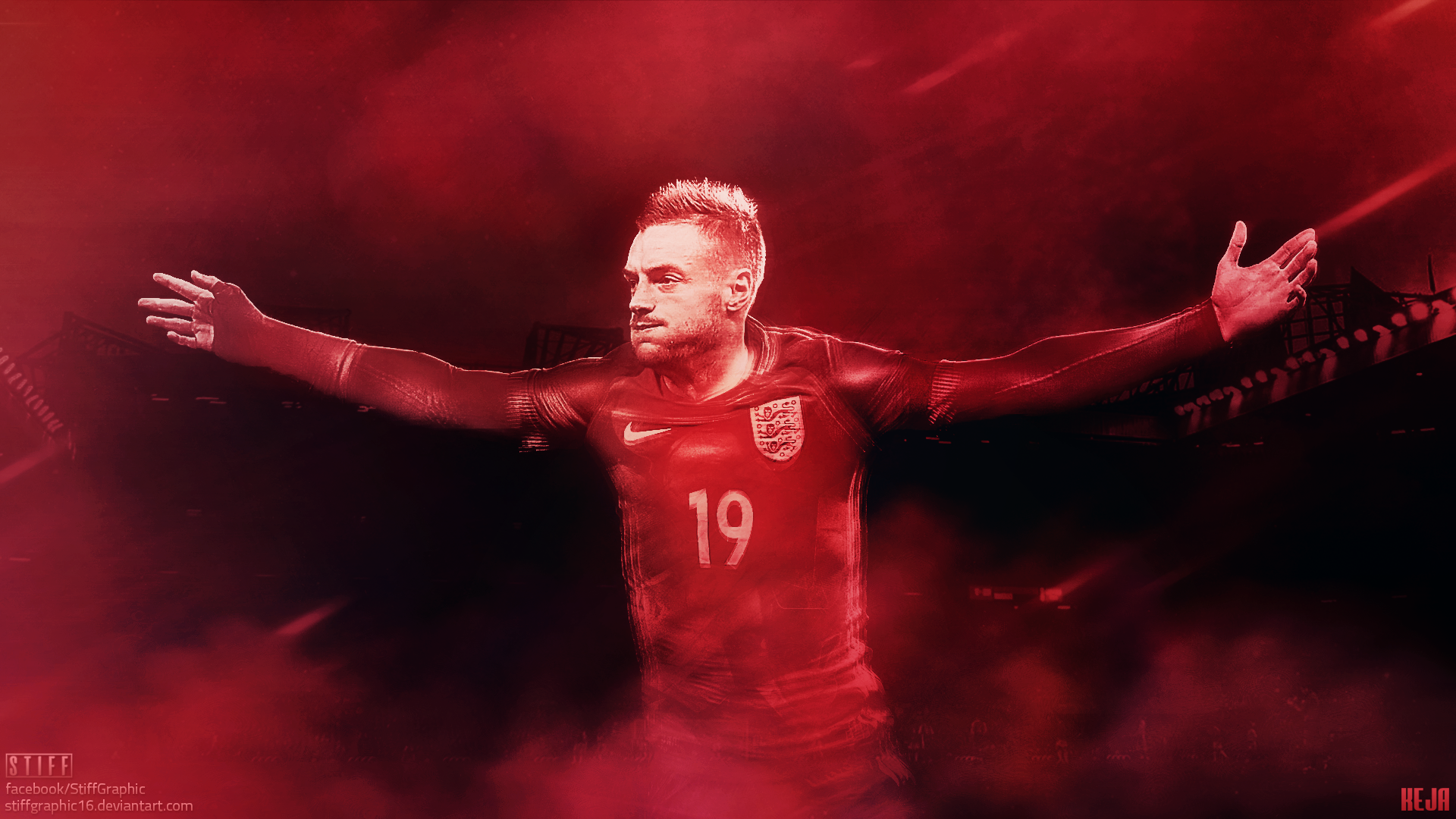 Jamie Vardy Art Wallpapers