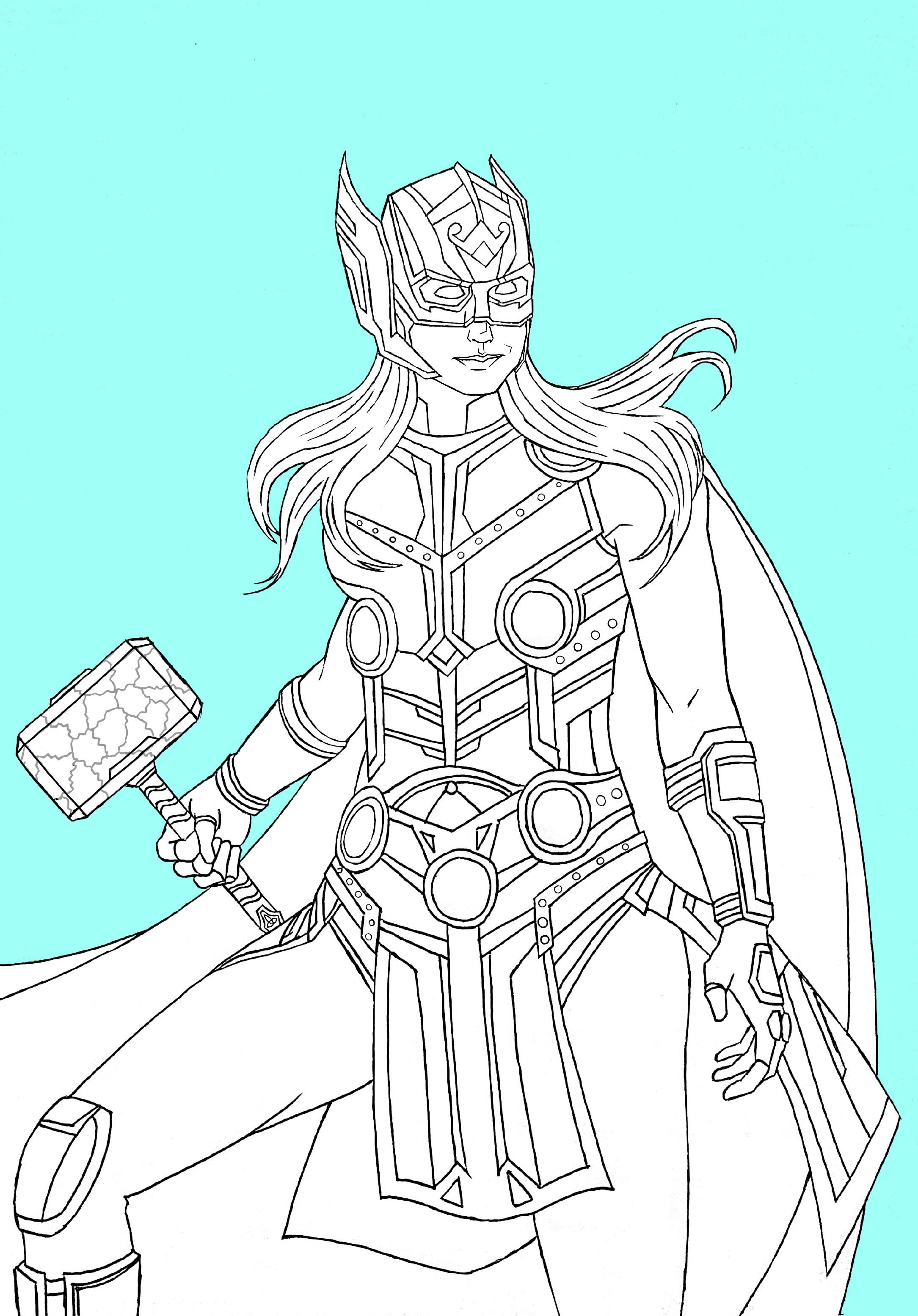 Jane Foster Art Thor Love And Thunder Wallpapers