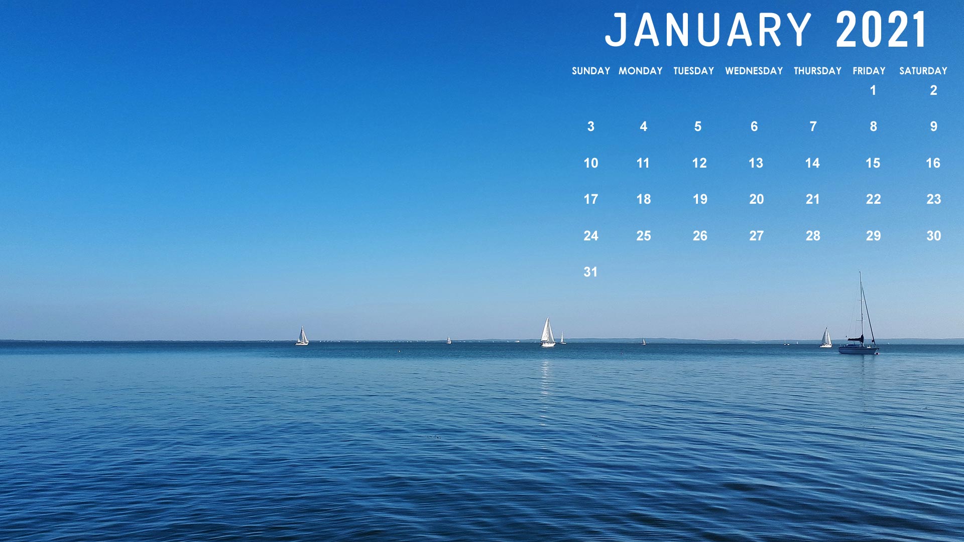 January 2021 Wallpapers