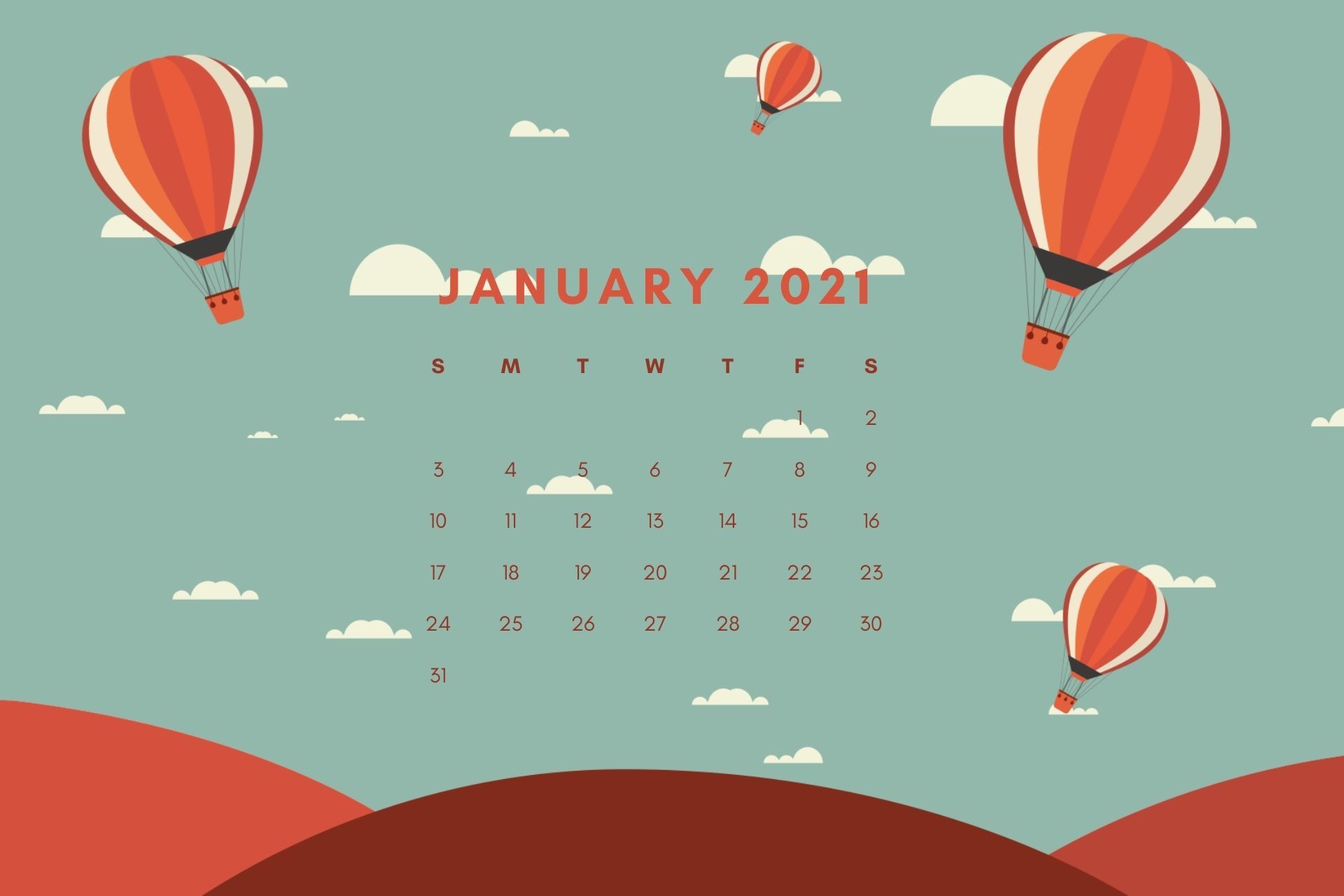January Desktop Wallpapers
