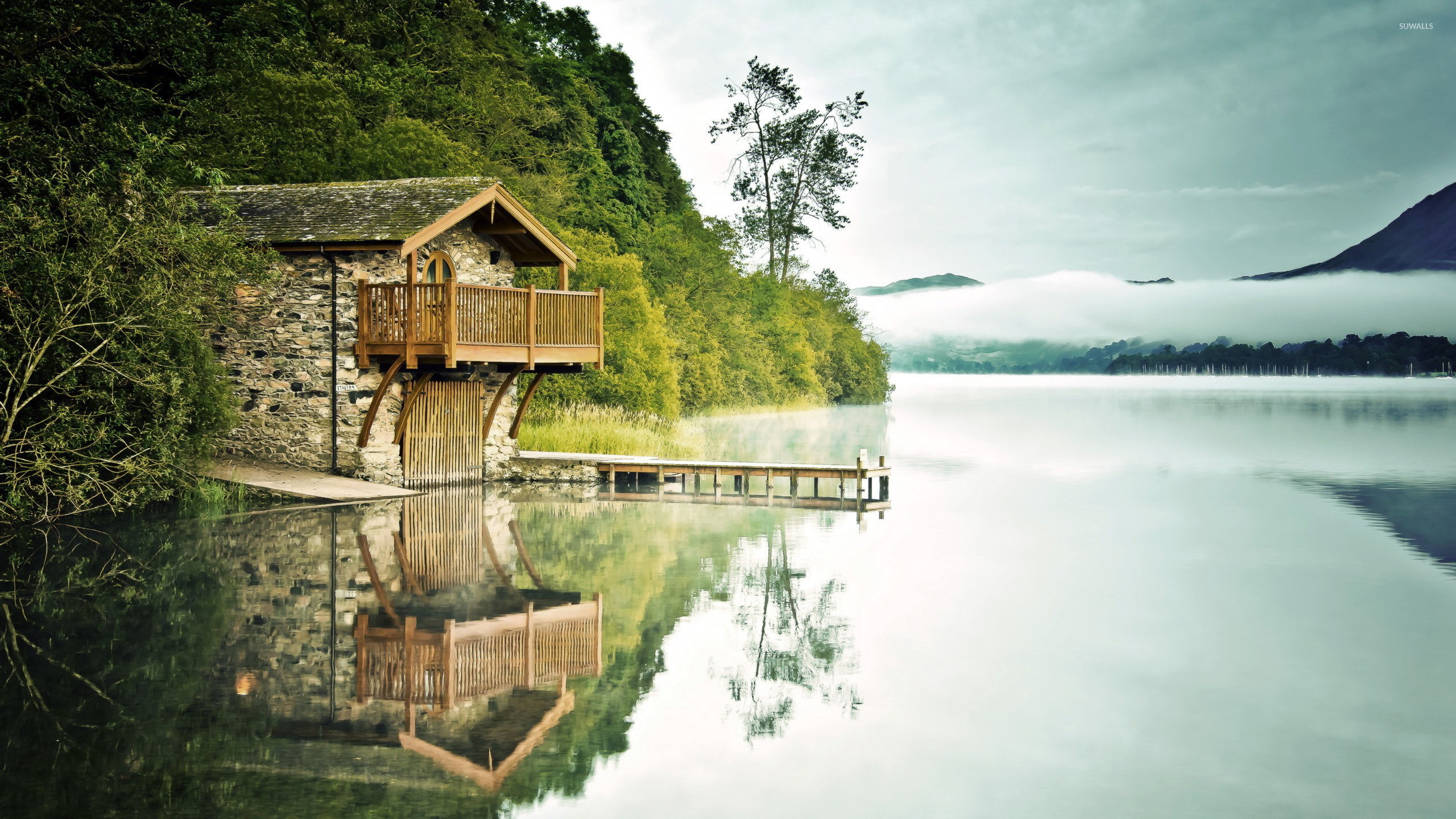 Japan Lake House Wallpapers