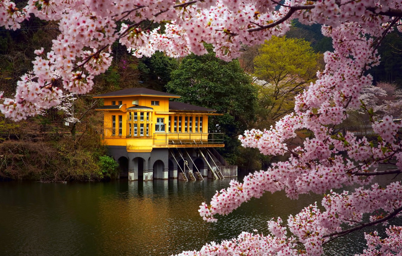 Japan Lake House Wallpapers