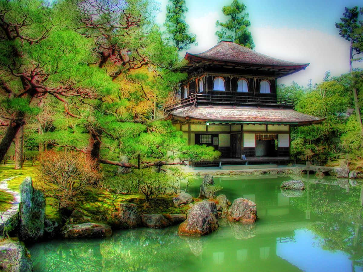 Japan Lake House Wallpapers