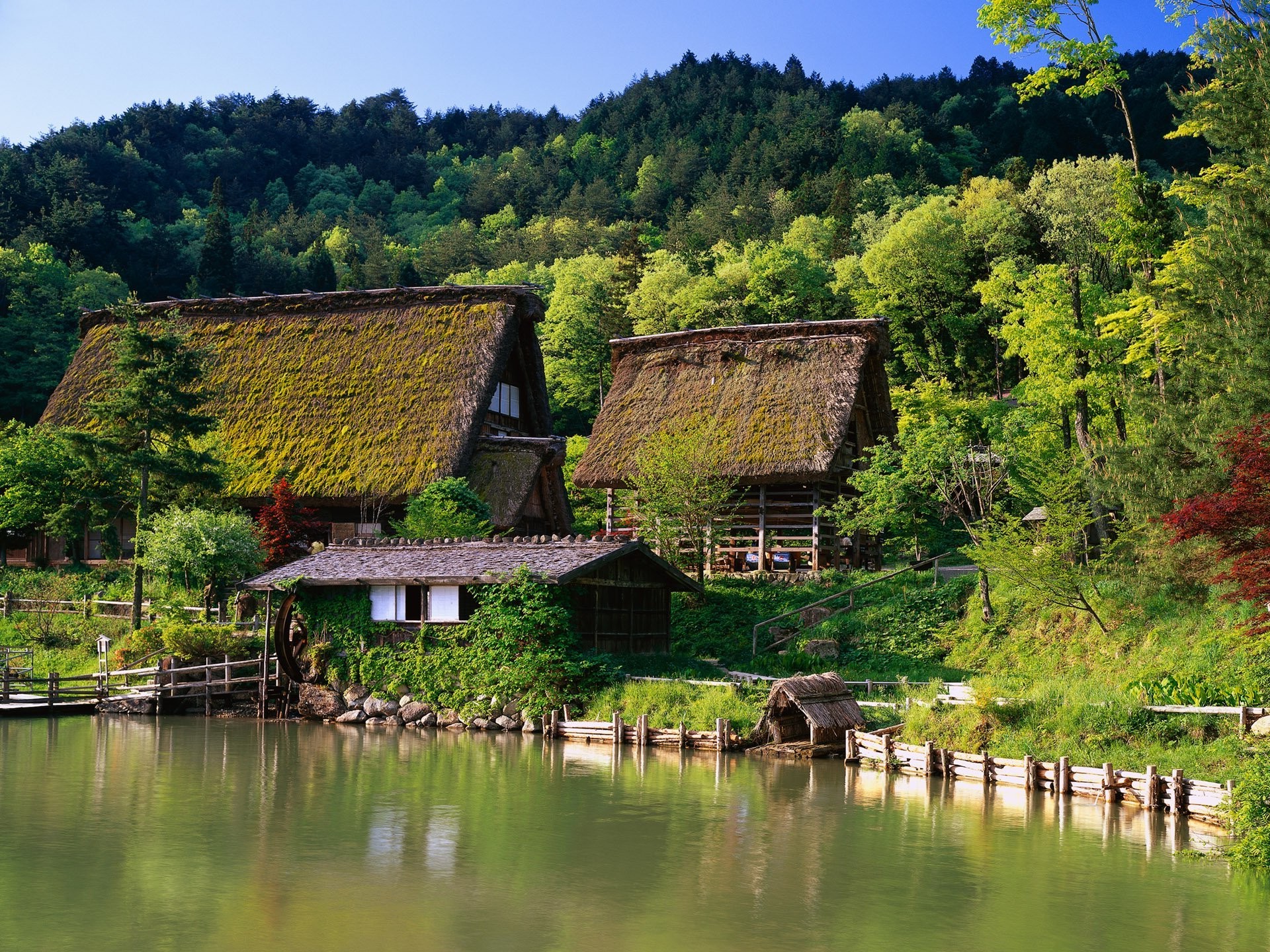 Japan Lake House Wallpapers