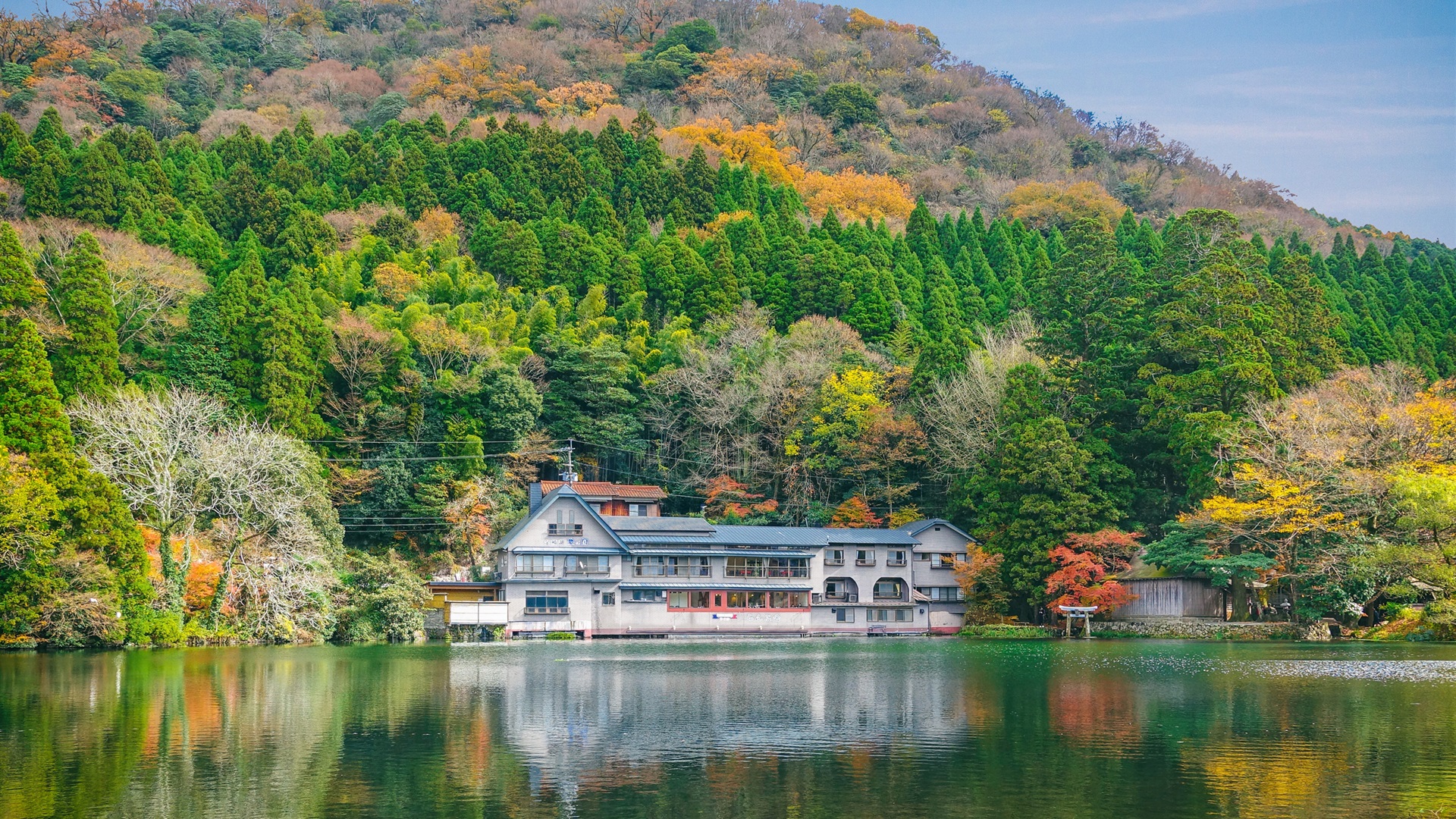 Japan Lake House Wallpapers