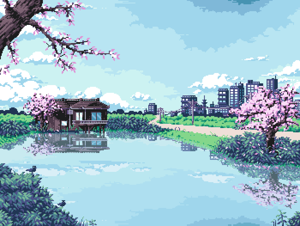 Japan Pixel Art Wallpapers