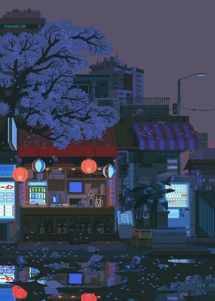 Japan Pixel Art Wallpapers