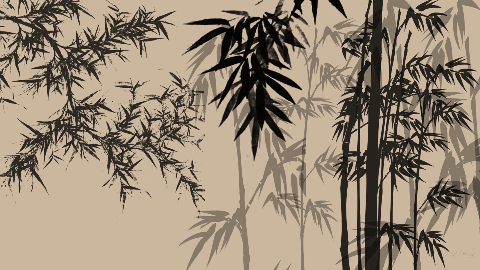 Japanese Background Bamboo