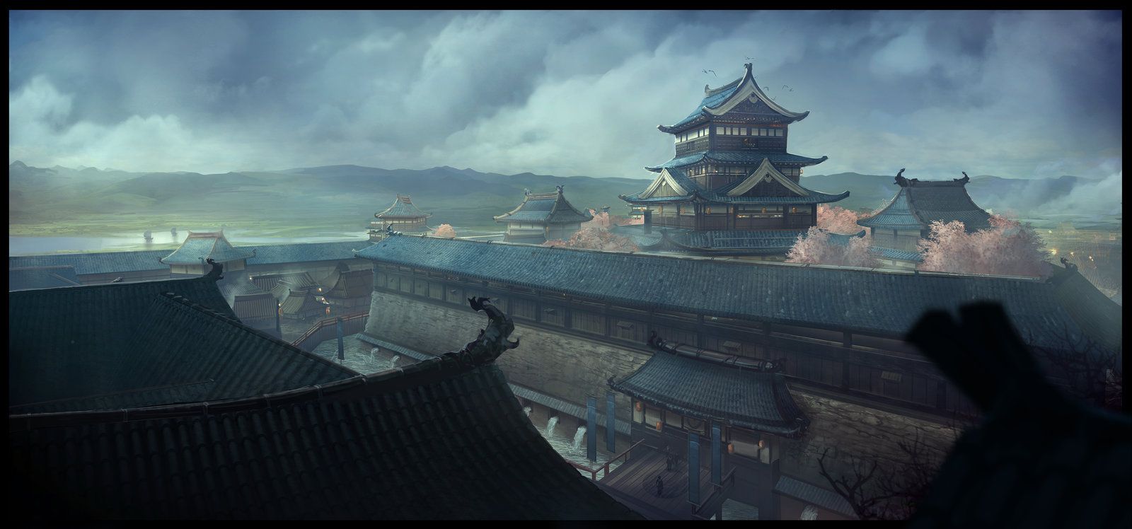 Japanese Castle Art Wallpapers