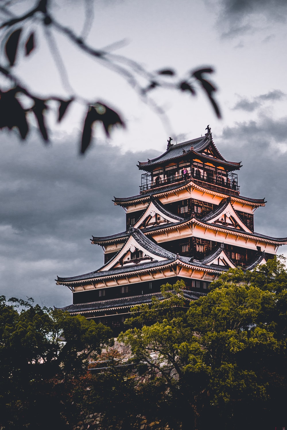 Japanese Castle Art Wallpapers