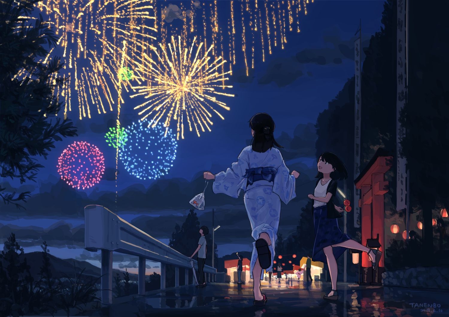 Japanese Fireworks Wallpapers