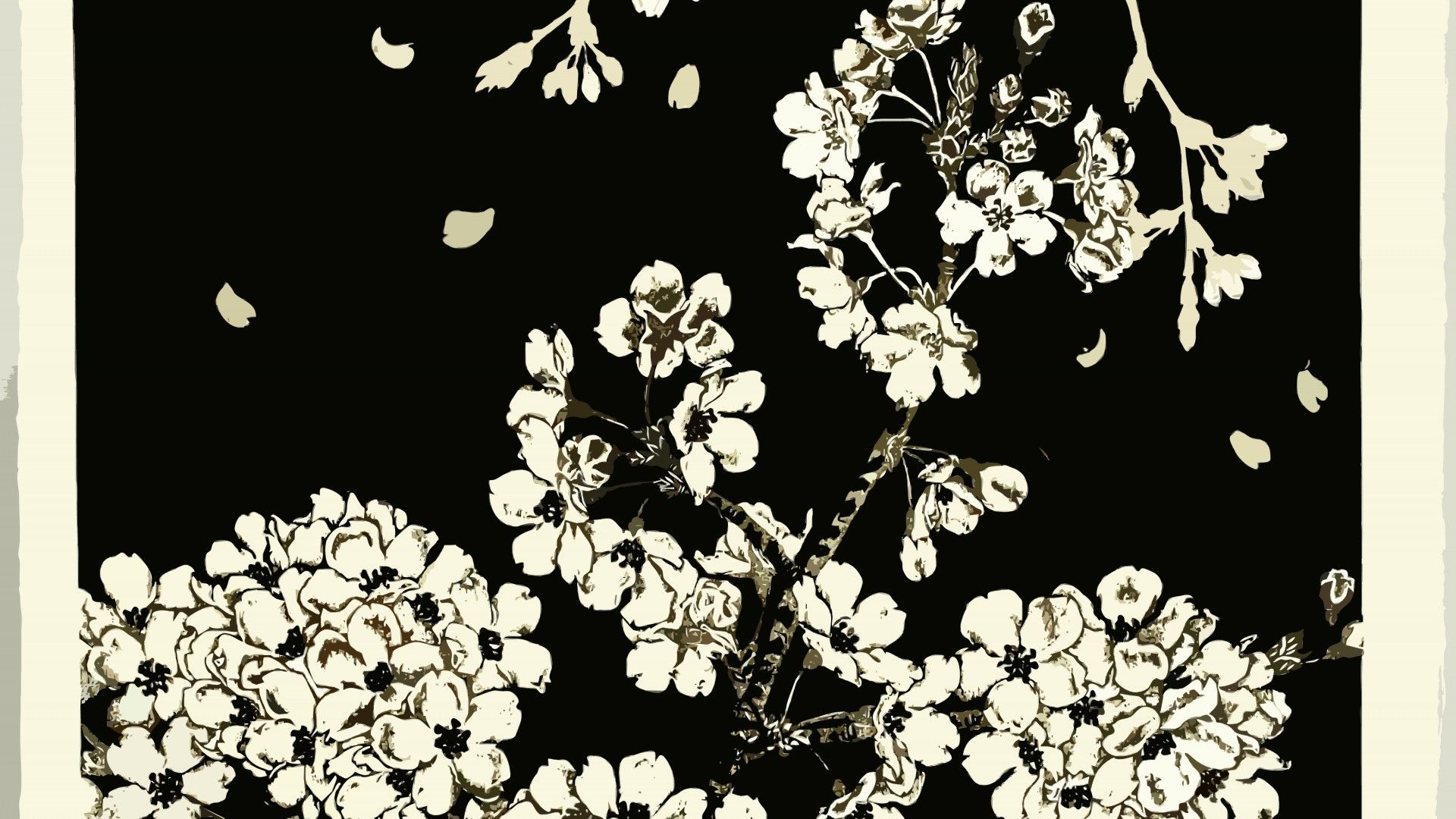 Japanese Floral Art Wallpapers