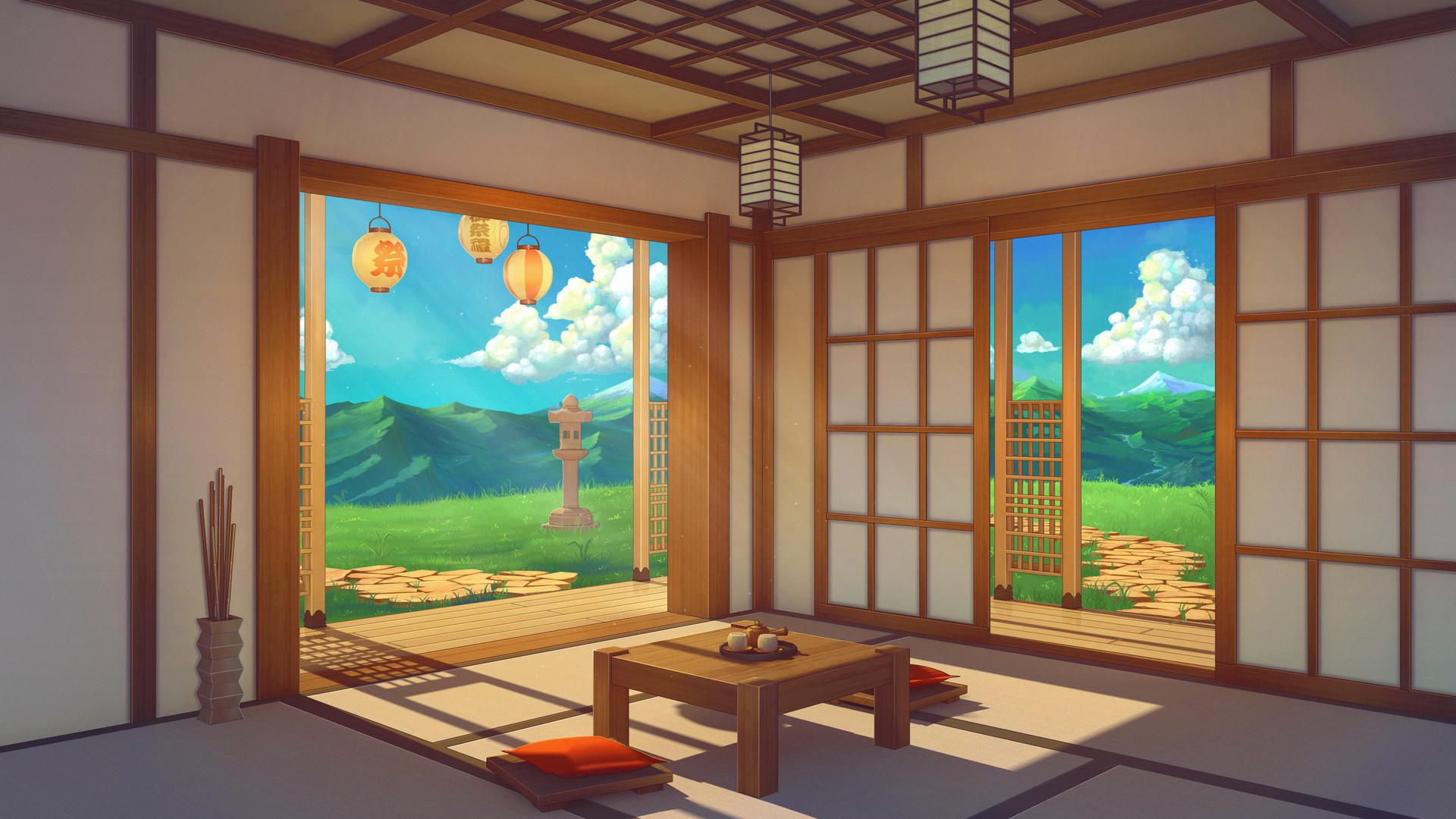 Japanese House Background