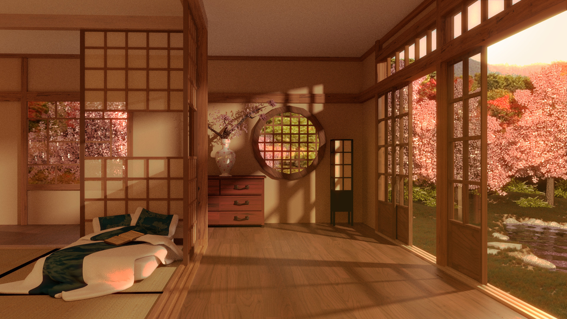 Japanese House Background