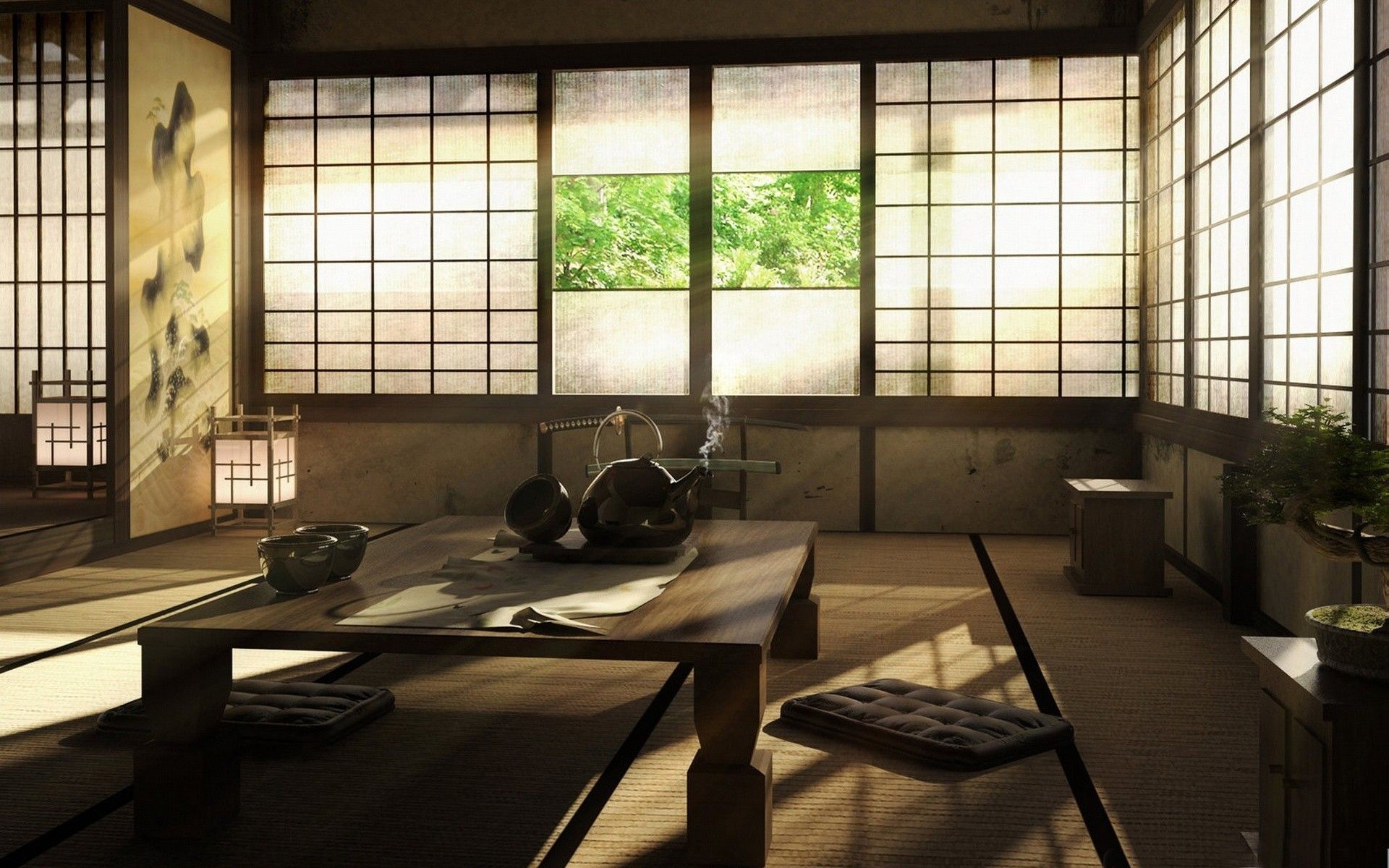 Japanese House Background