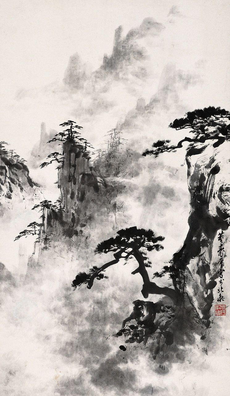Japanese Ink Painting Landscape Wallpapers