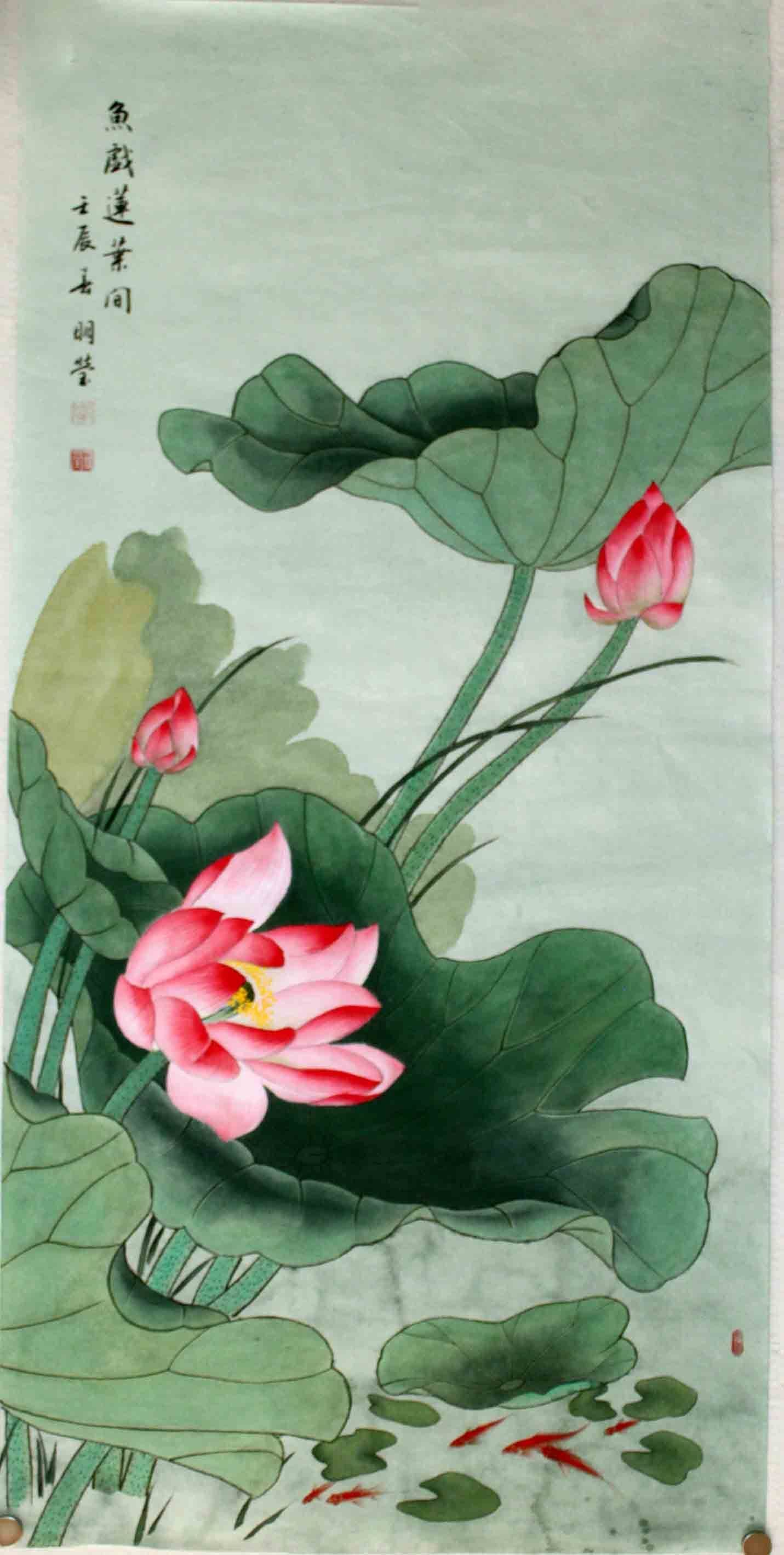 Japanese Lotus Art Wallpapers