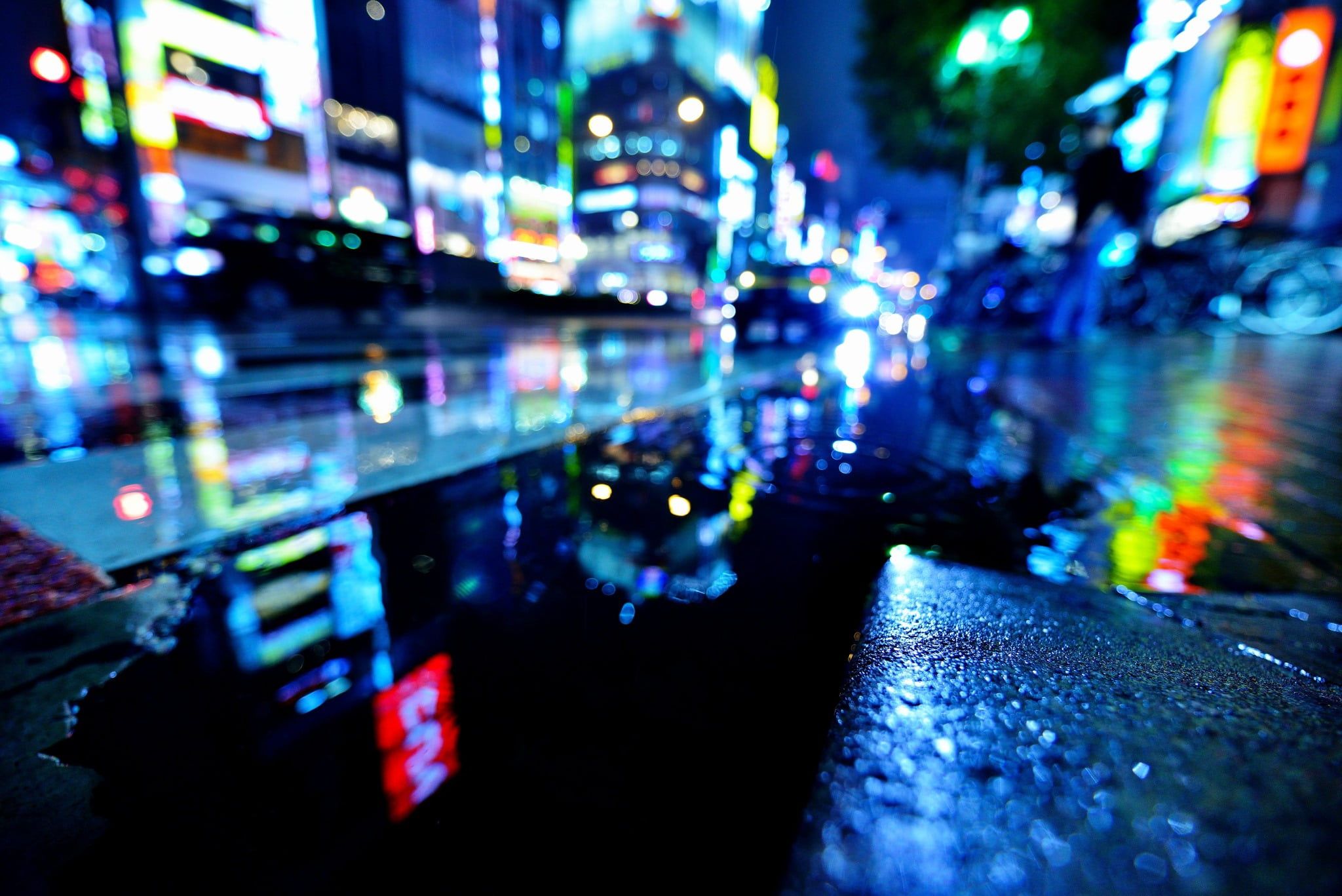 Japanese Street Night Wallpapers