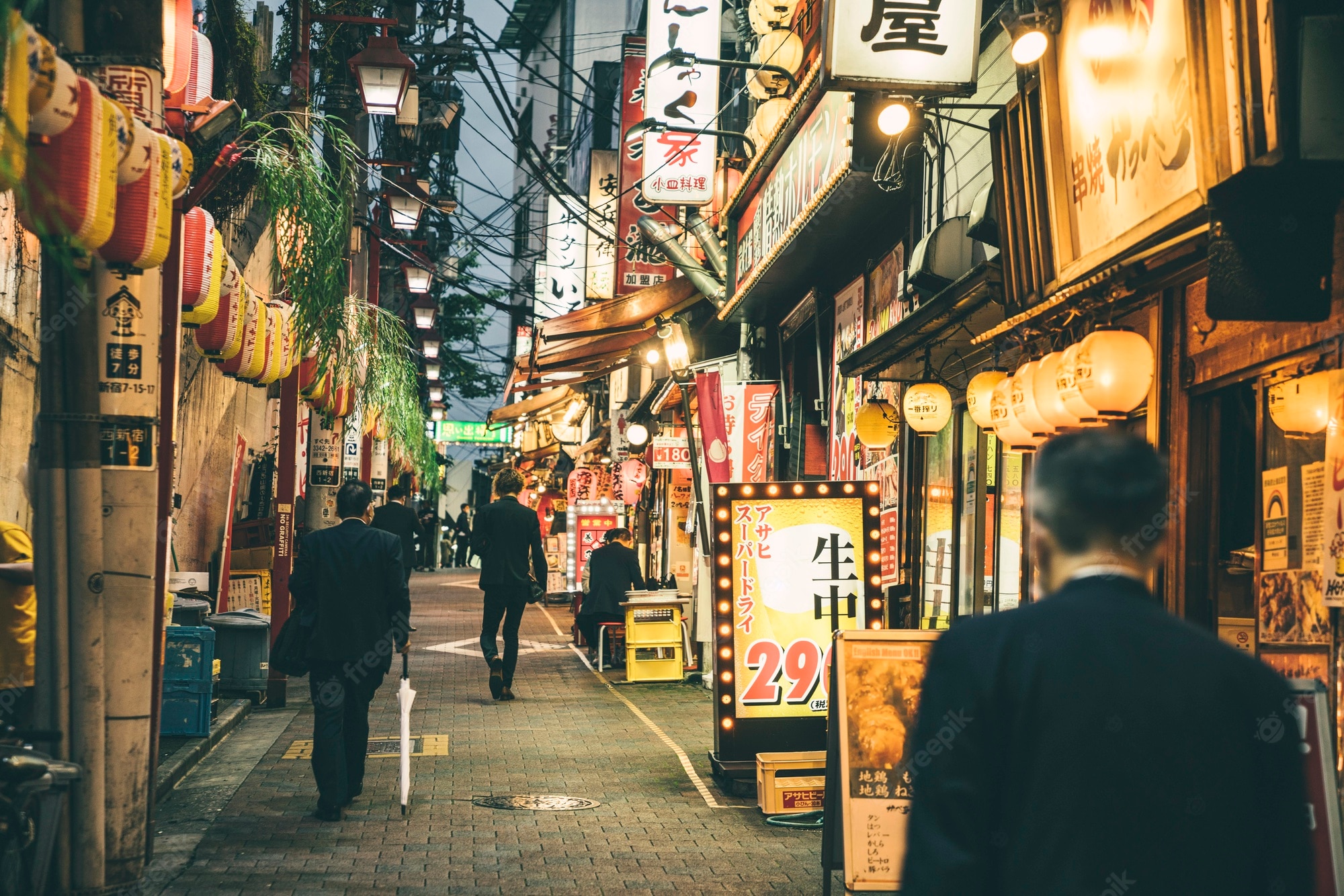 Japanese Street Night Wallpapers