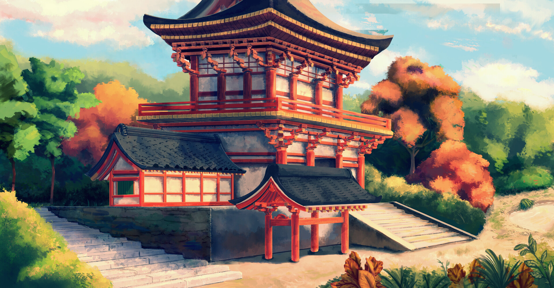 Japanese Temple Wallpapers