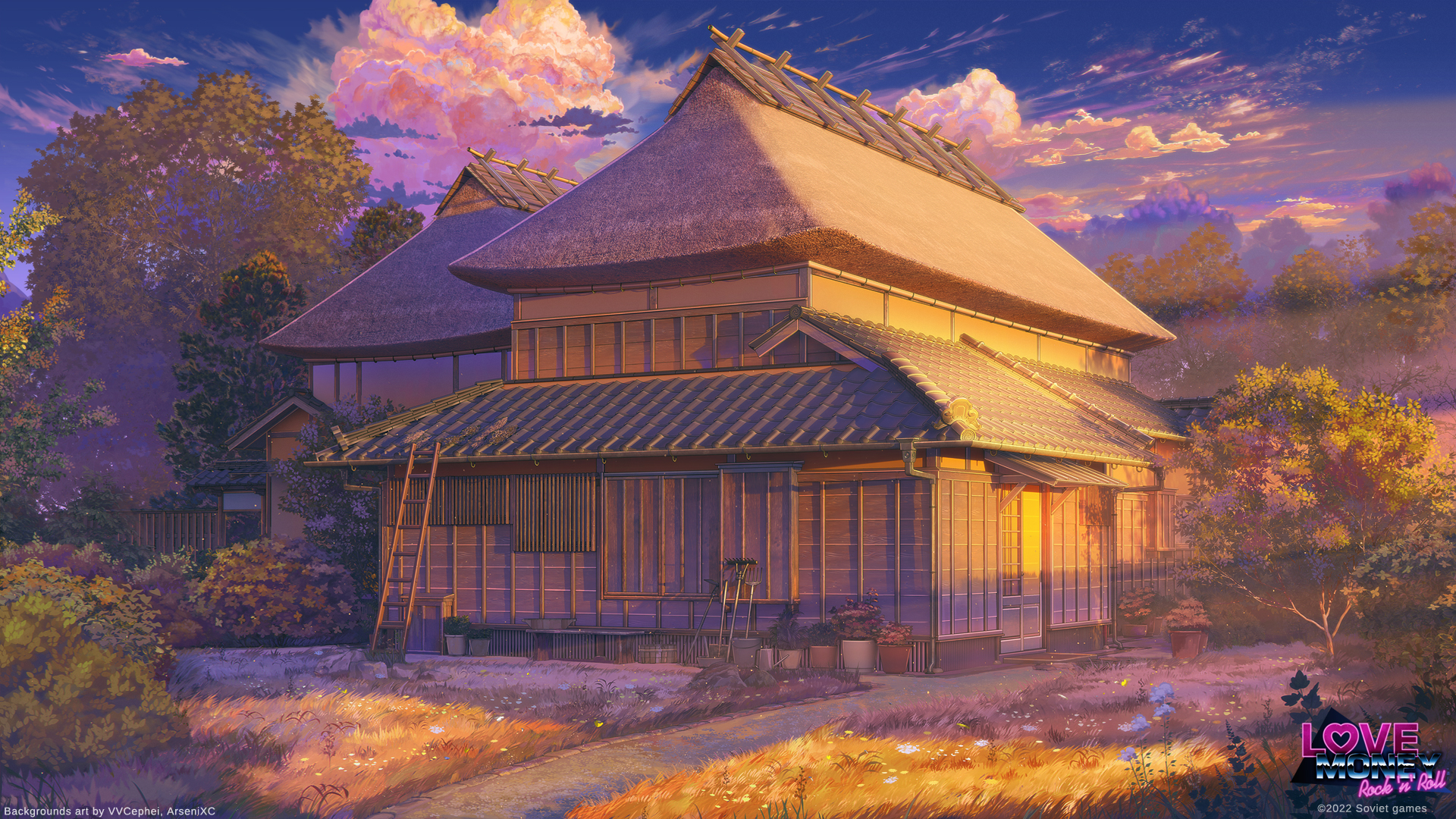 Japanese Town Art Wallpapers