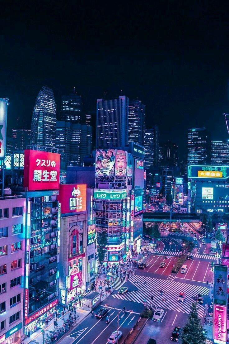 Japanese Vaporwave Background