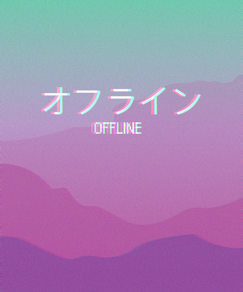 Japanese Vaporwave Background