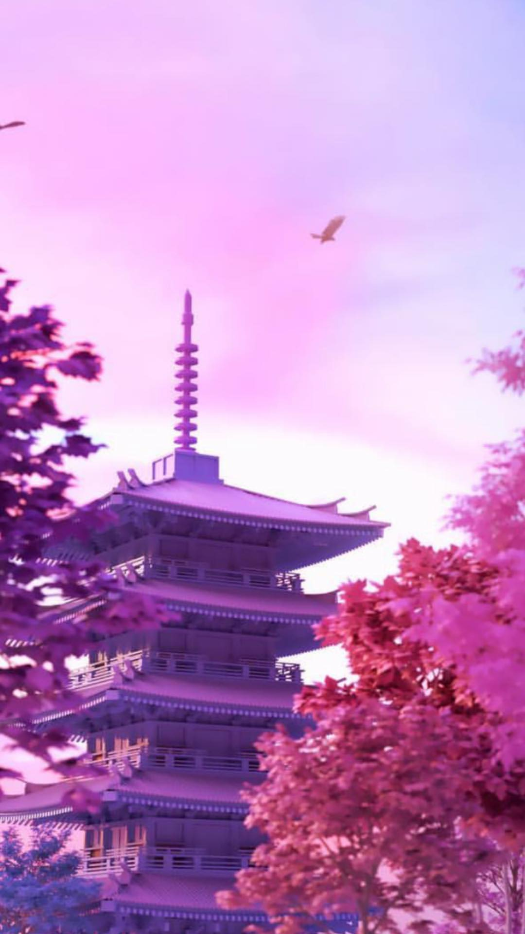 Japanese Vaporwave Background