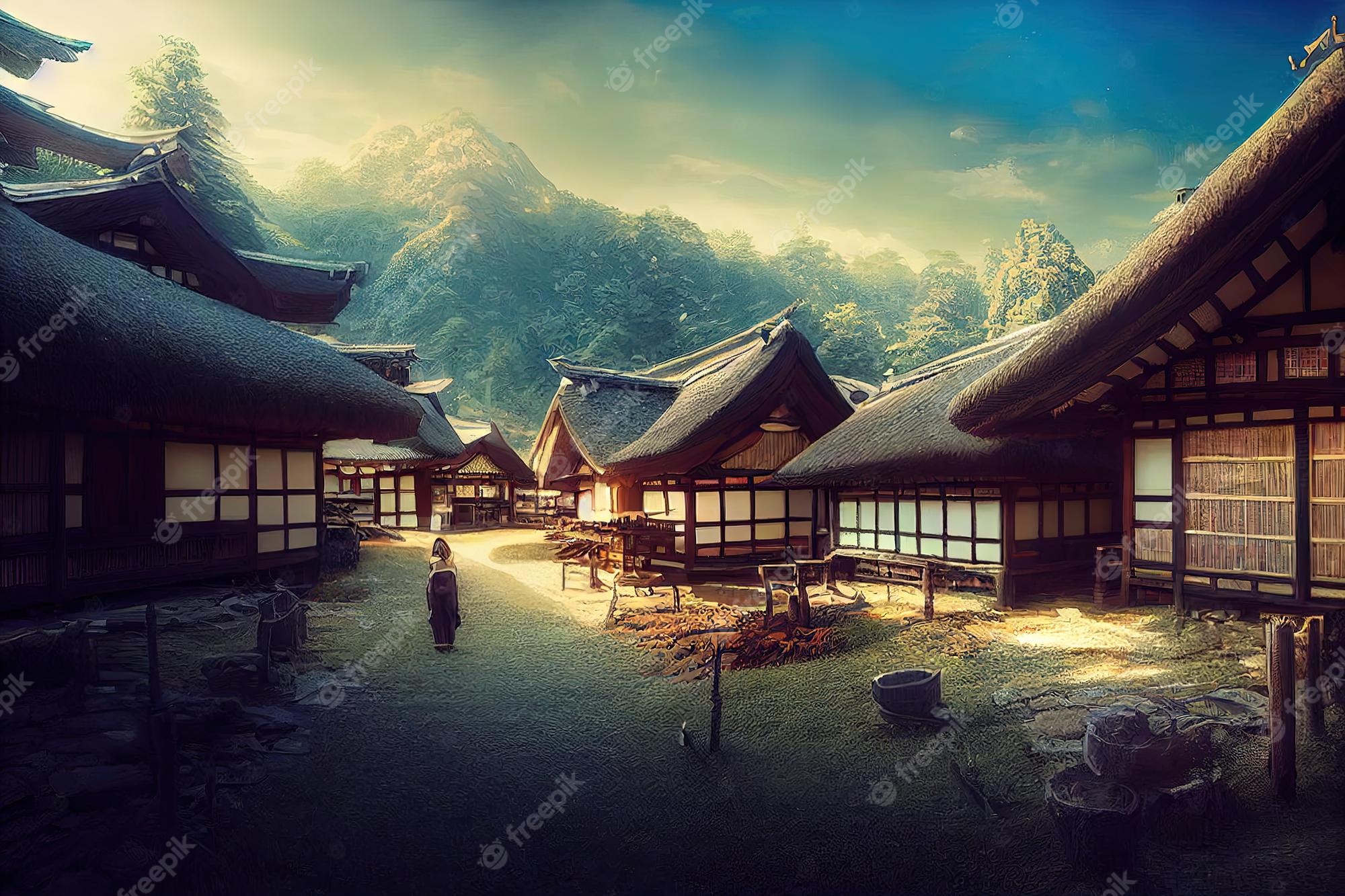 Japanese Village Wallpapers