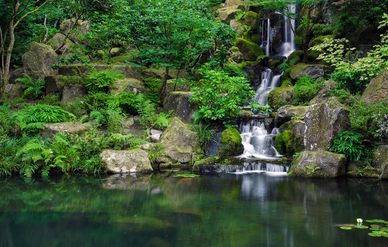 Japanese Waterfall Wallpapers