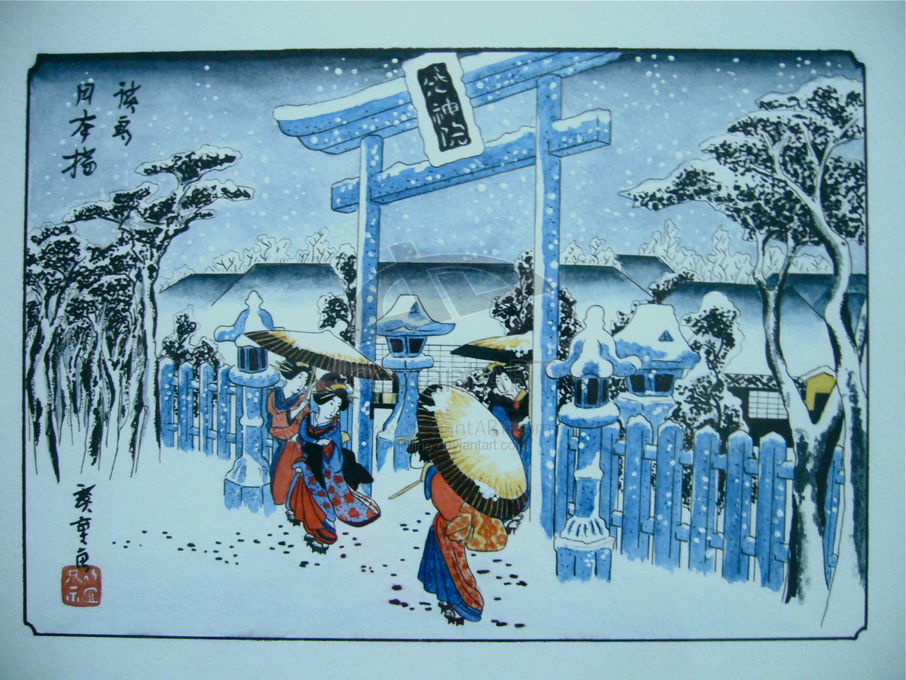 Japanese Woodblock Wallpapers