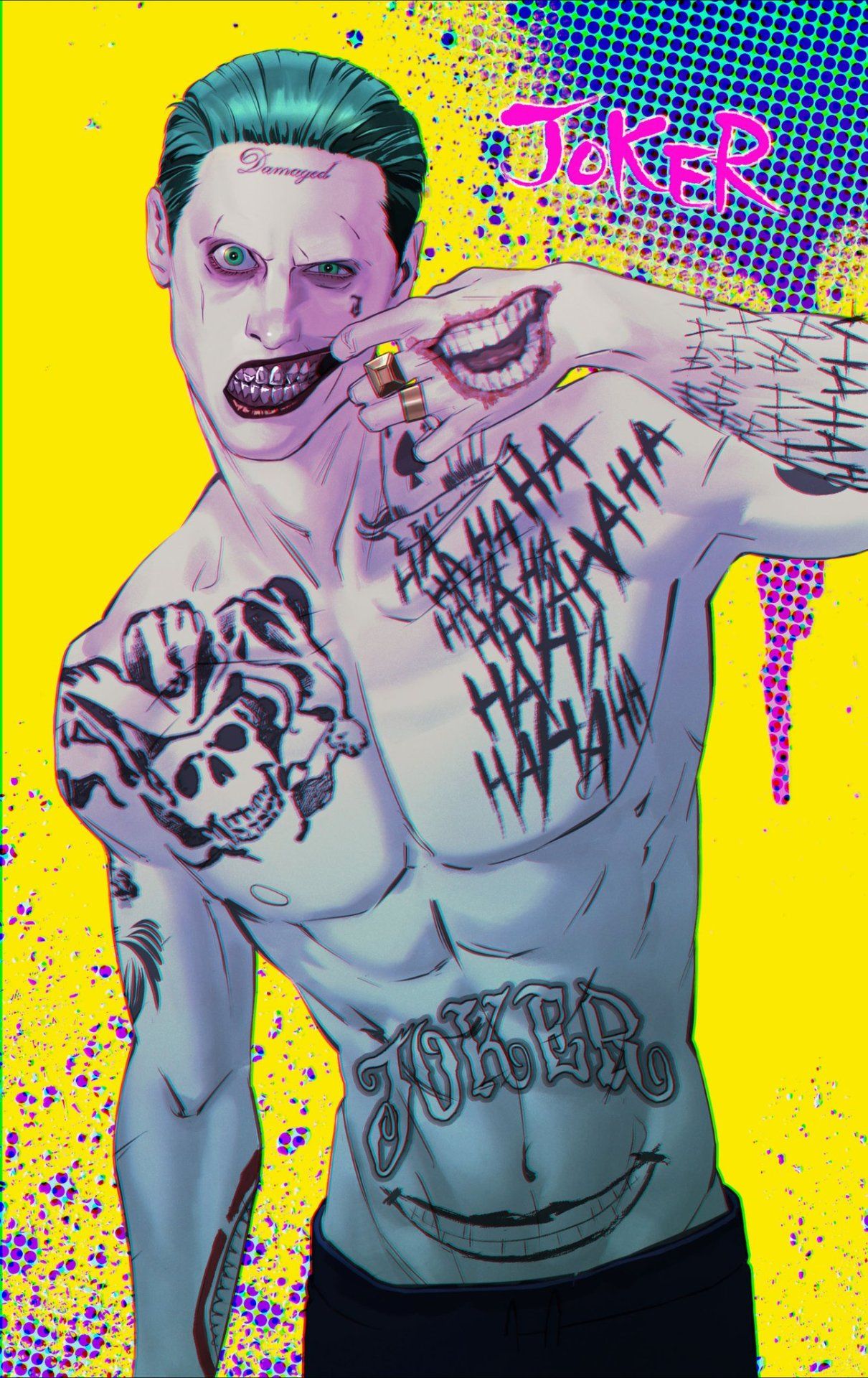 Jared Leto Joker Fanart Wallpapers