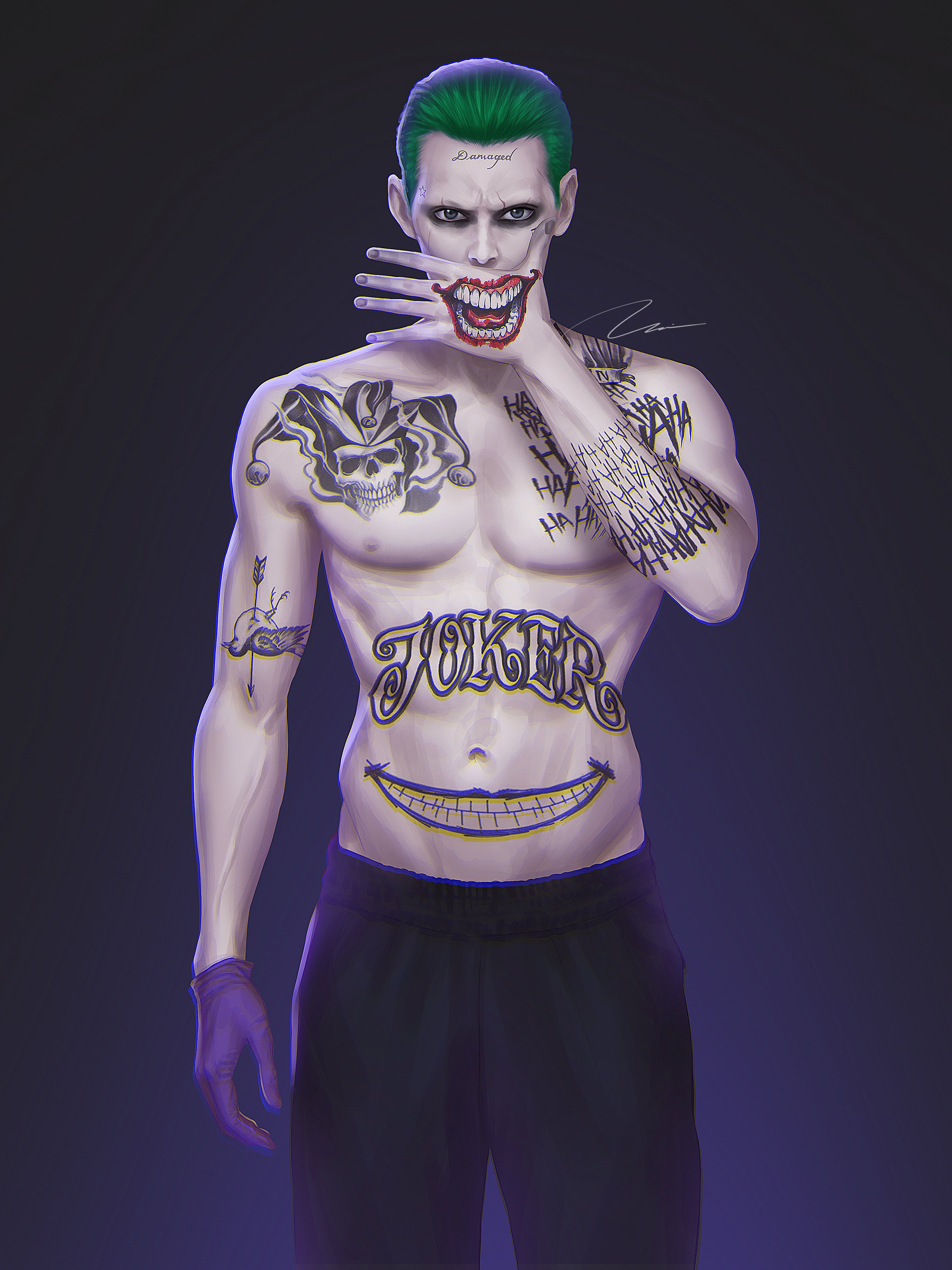 Jared Leto Joker Fanart Wallpapers