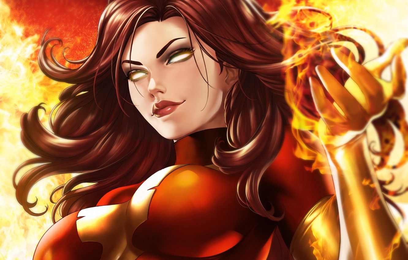 Jean Gray In Dark Phoenix Comic Wallpapers