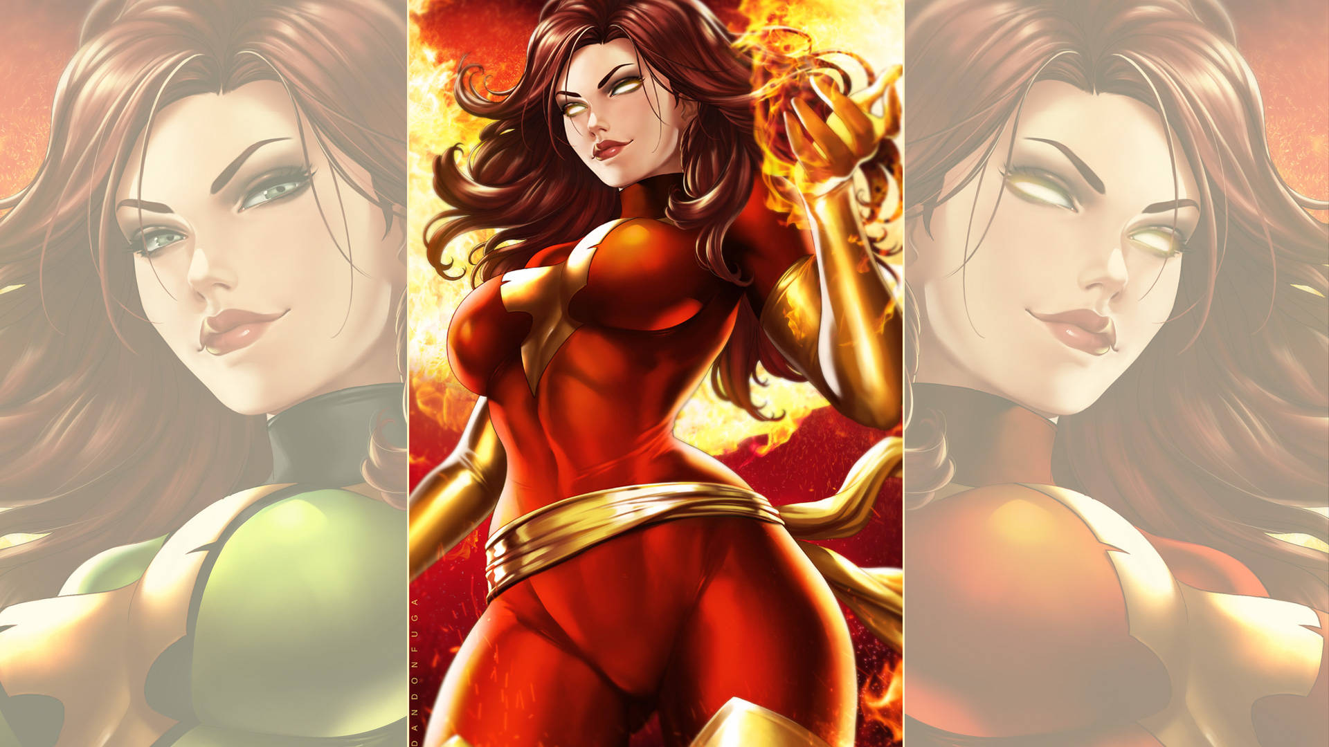 Jean Gray In Dark Phoenix Comic Wallpapers