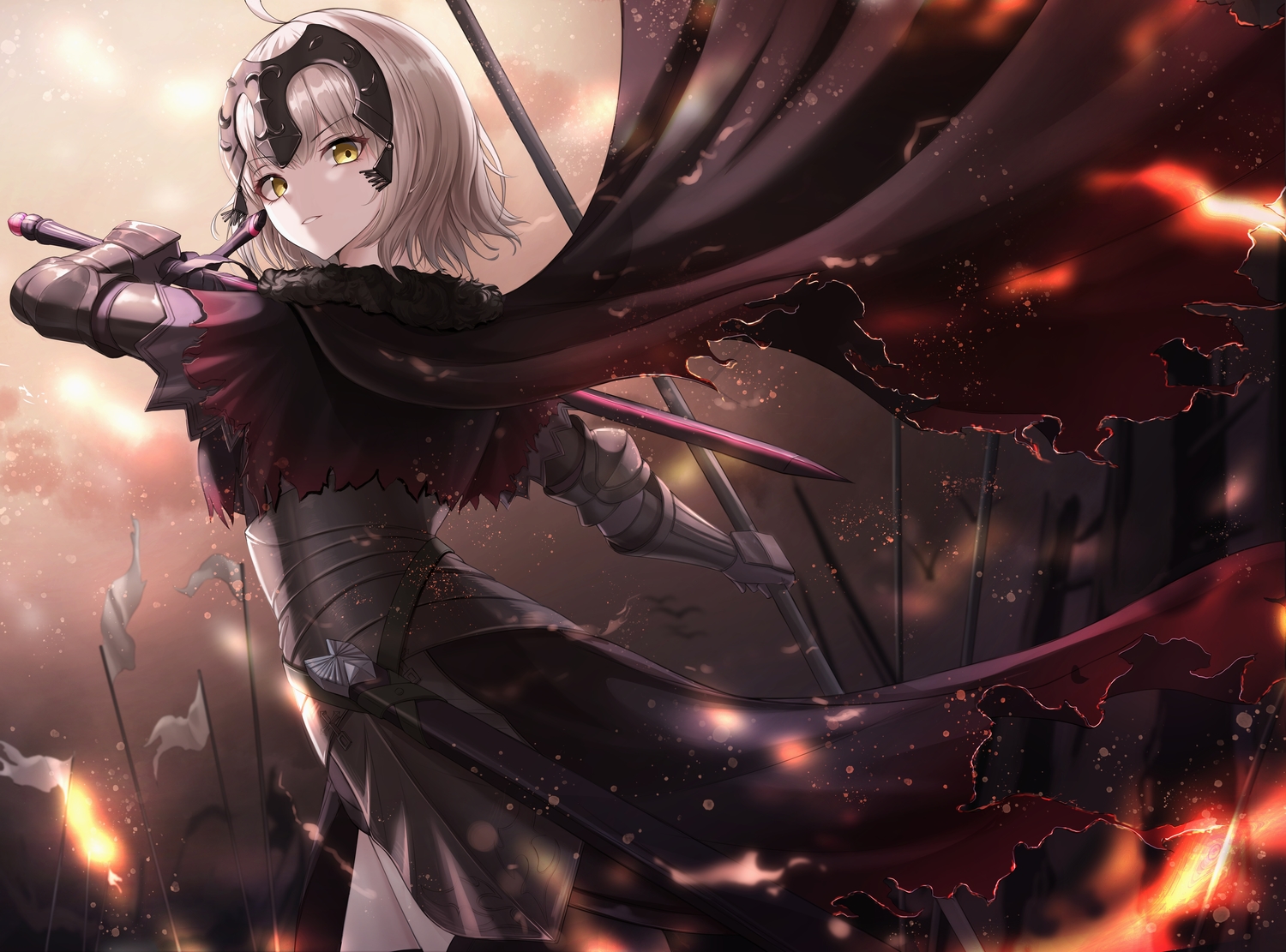 Jeanne D'Arc Alter Fire Wallpapers