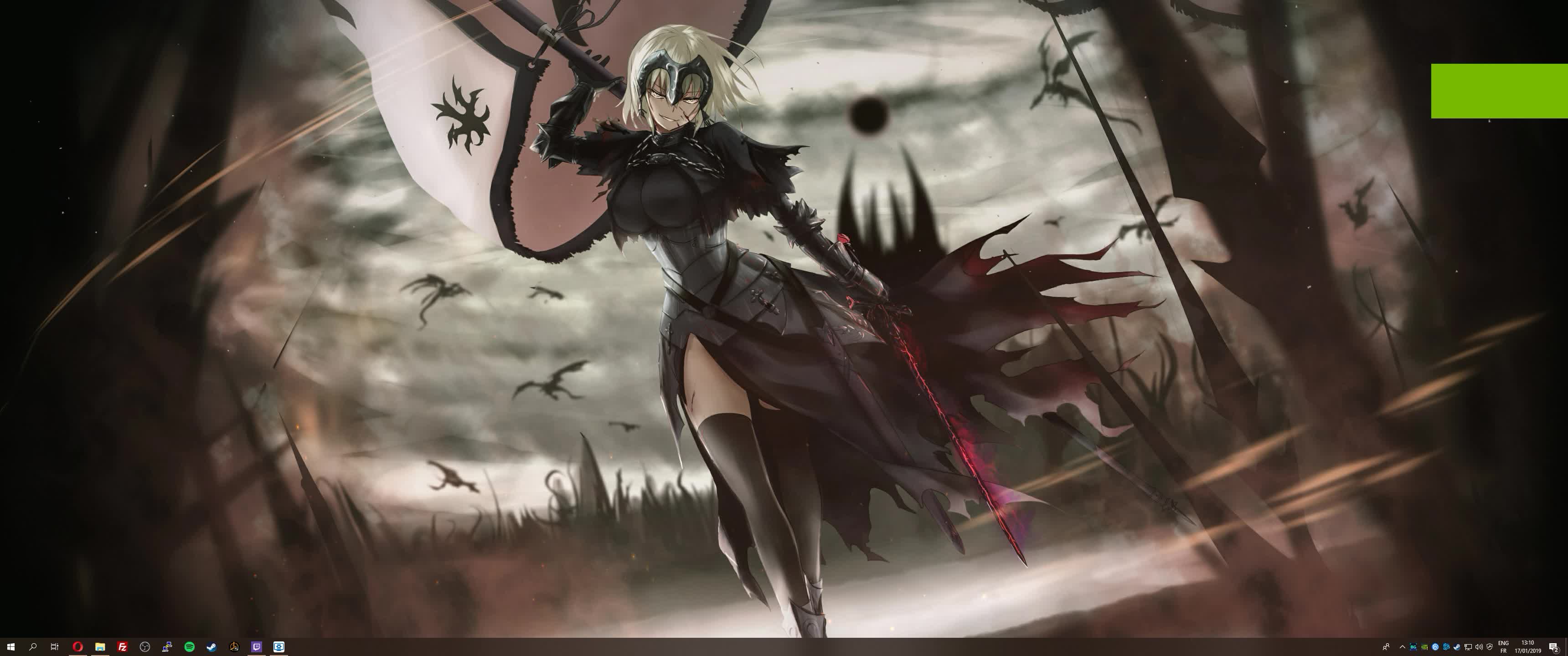 Jeanne D'Arc Alter Fire Wallpapers