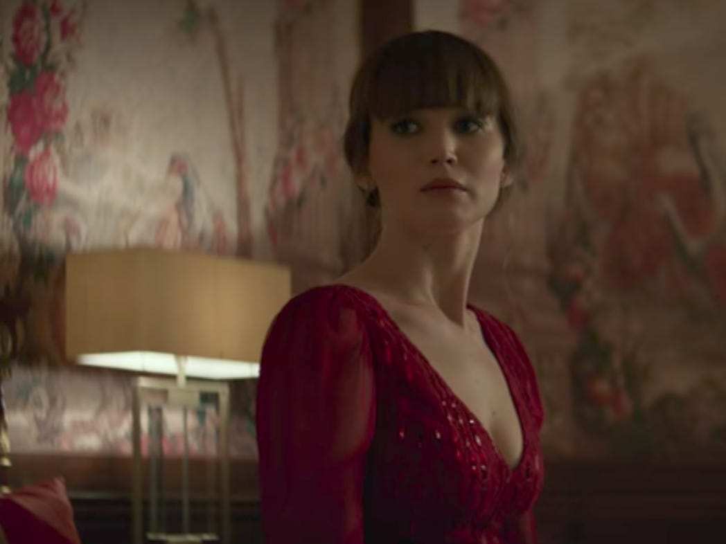 Jennifer Lawrence In Red Sparrow Movie Wallpapers