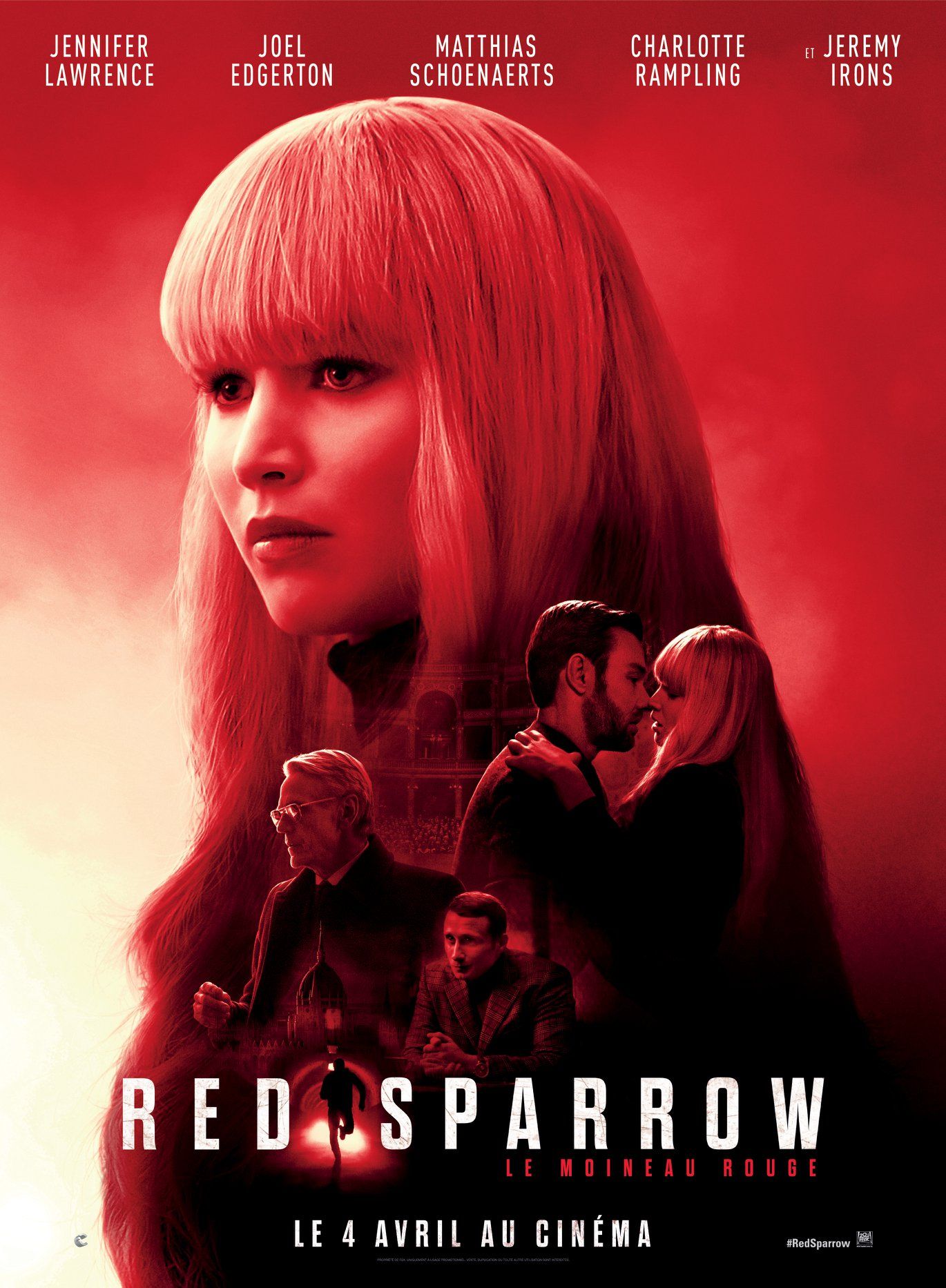 Jennifer Lawrence In Red Sparrow Movie Wallpapers