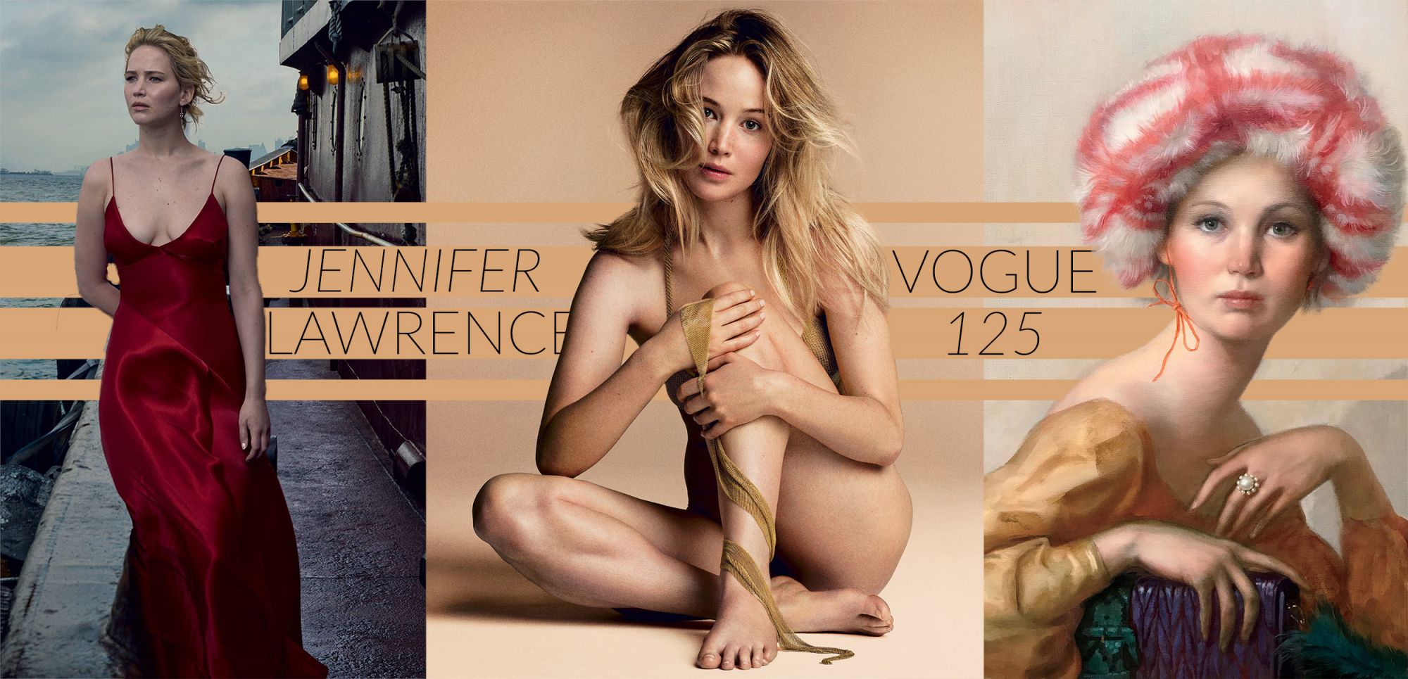 Jennifer Lawrence Vogue Photoshoot Wallpapers