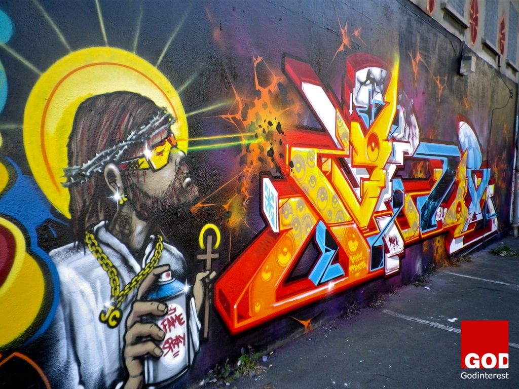 Jesus Graffiti Wallpapers