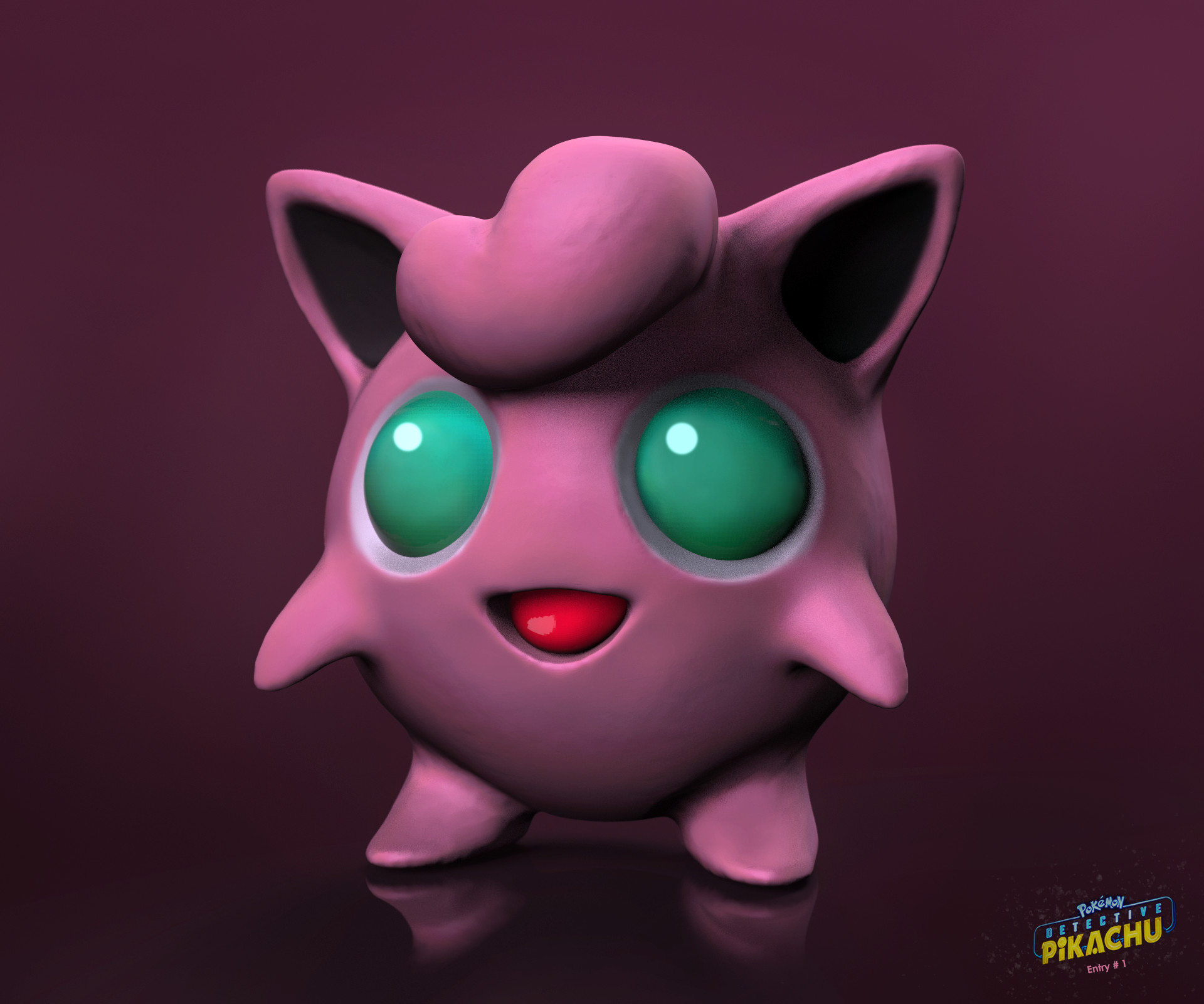 Jigglypuff Pokemon In Detective Pikachu Wallpapers