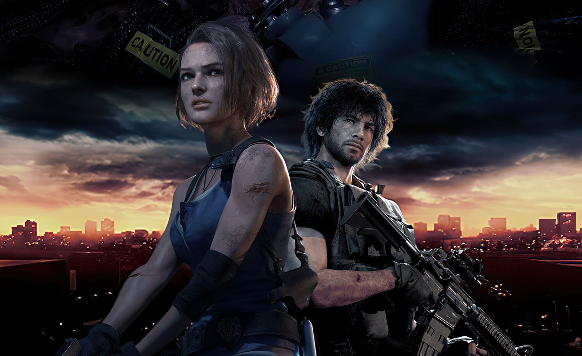 Jill Valentine with Gun Resident Evil 3 Wallpapers