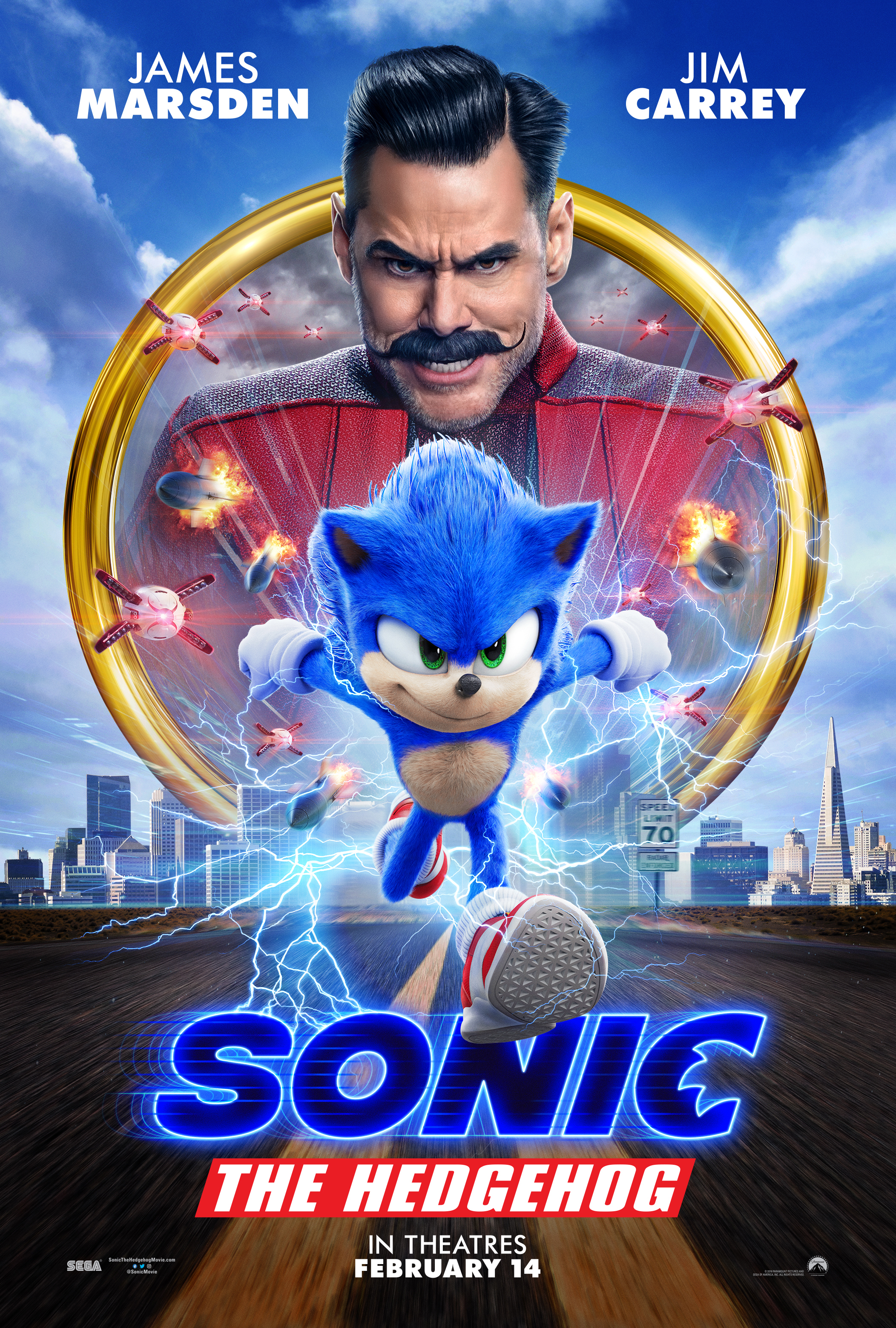 Jim Carrey In Sonic The Hedgehog Movie Wallpapers