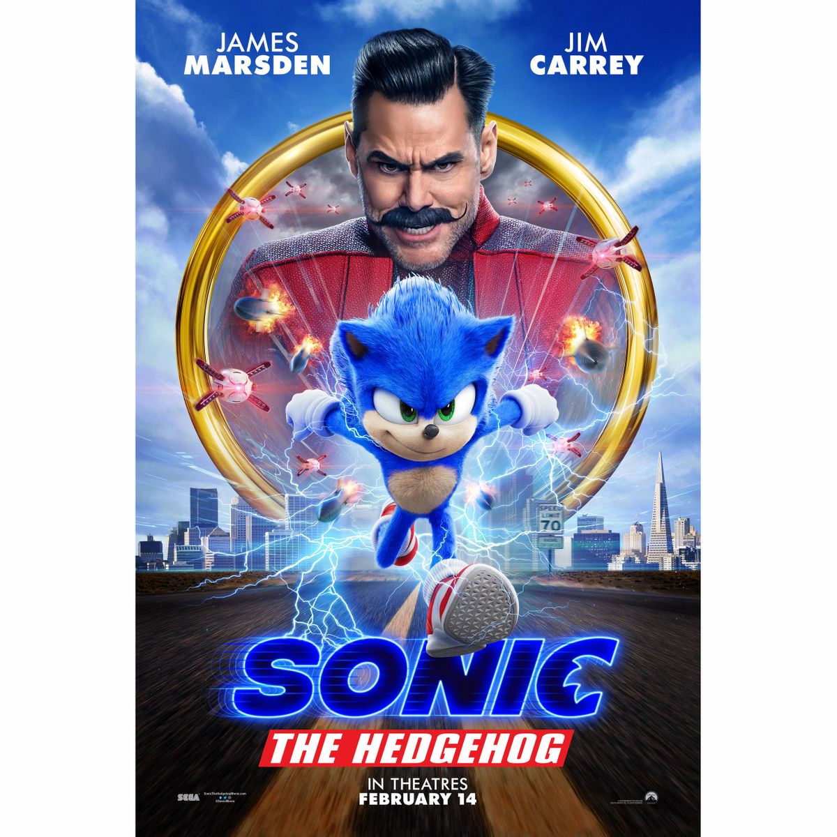 Jim Carrey In Sonic The Hedgehog Movie Wallpapers