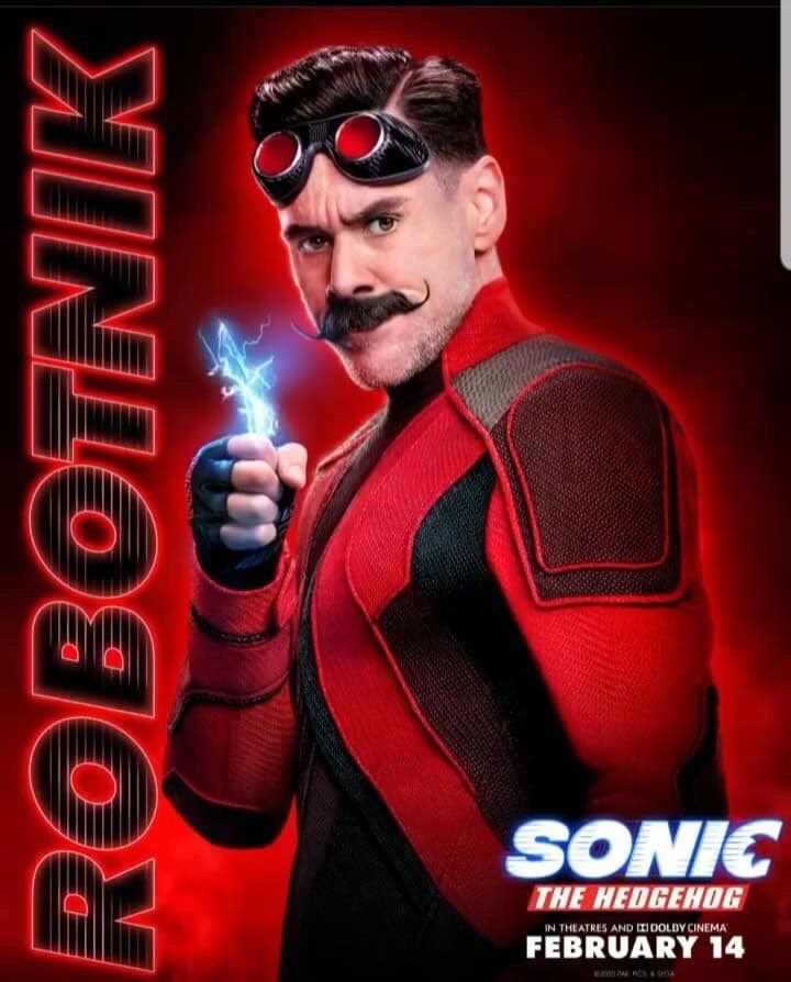 Jim Carrey In Sonic The Hedgehog Movie Wallpapers