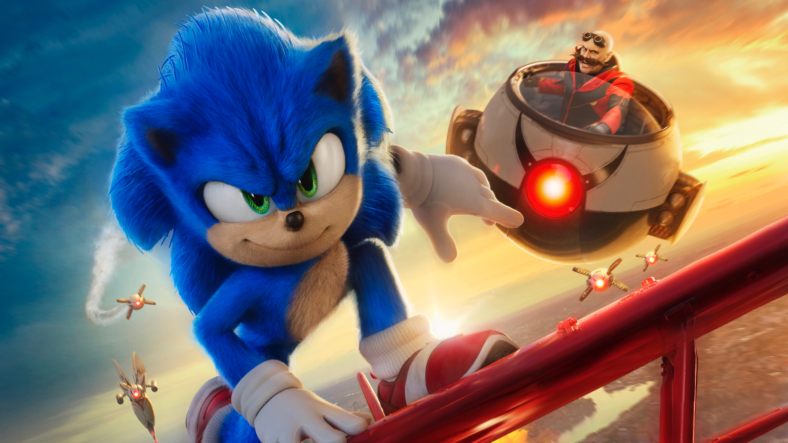 Jim Carrey In Sonic The Hedgehog Movie Wallpapers