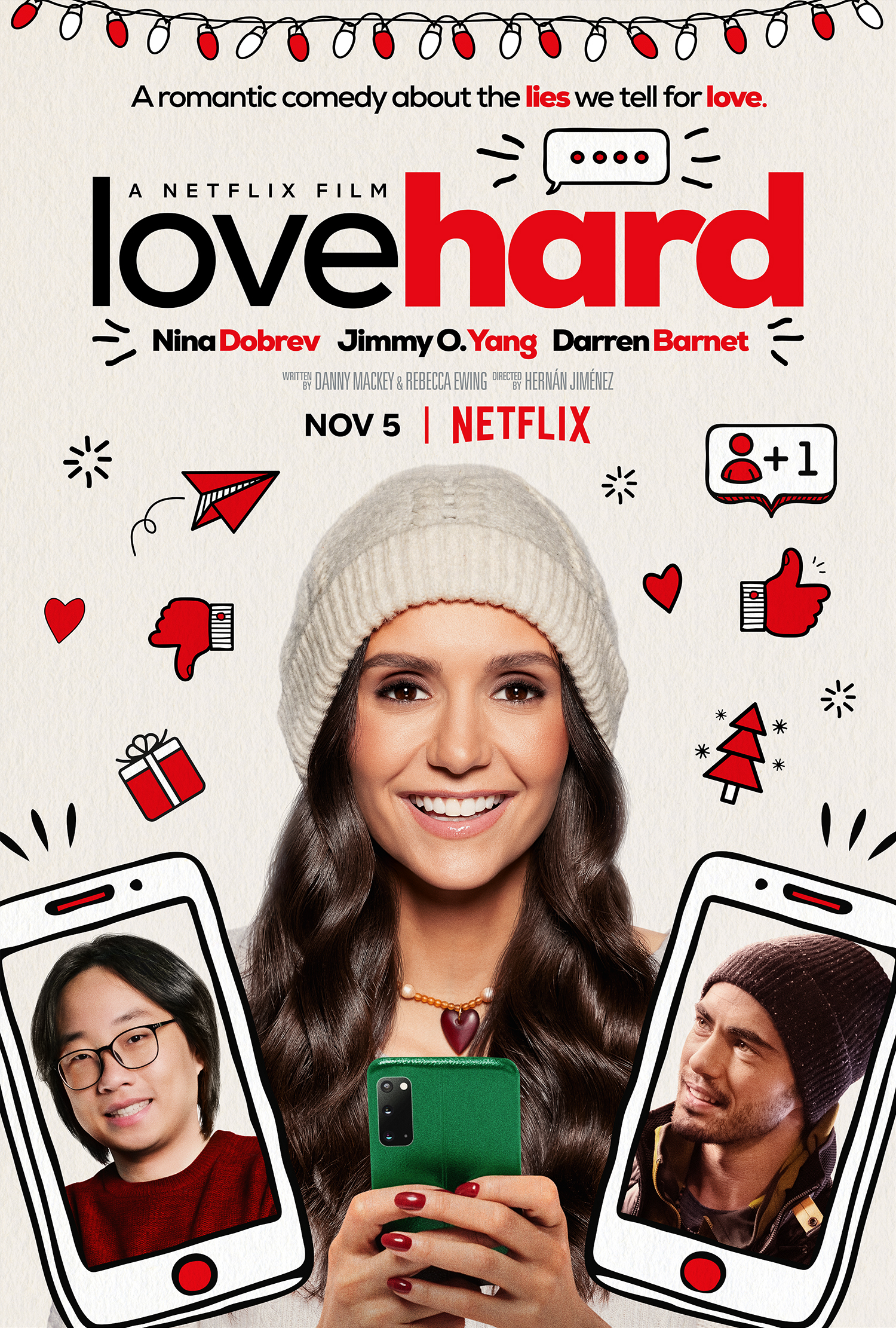 Jimmy Yang And Nina Dobrev Love Hard Wallpapers