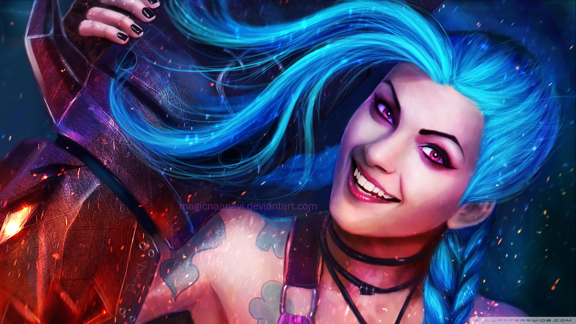 Jinx And Vi Hd League Of Legends Arcane 8K Wallpapers